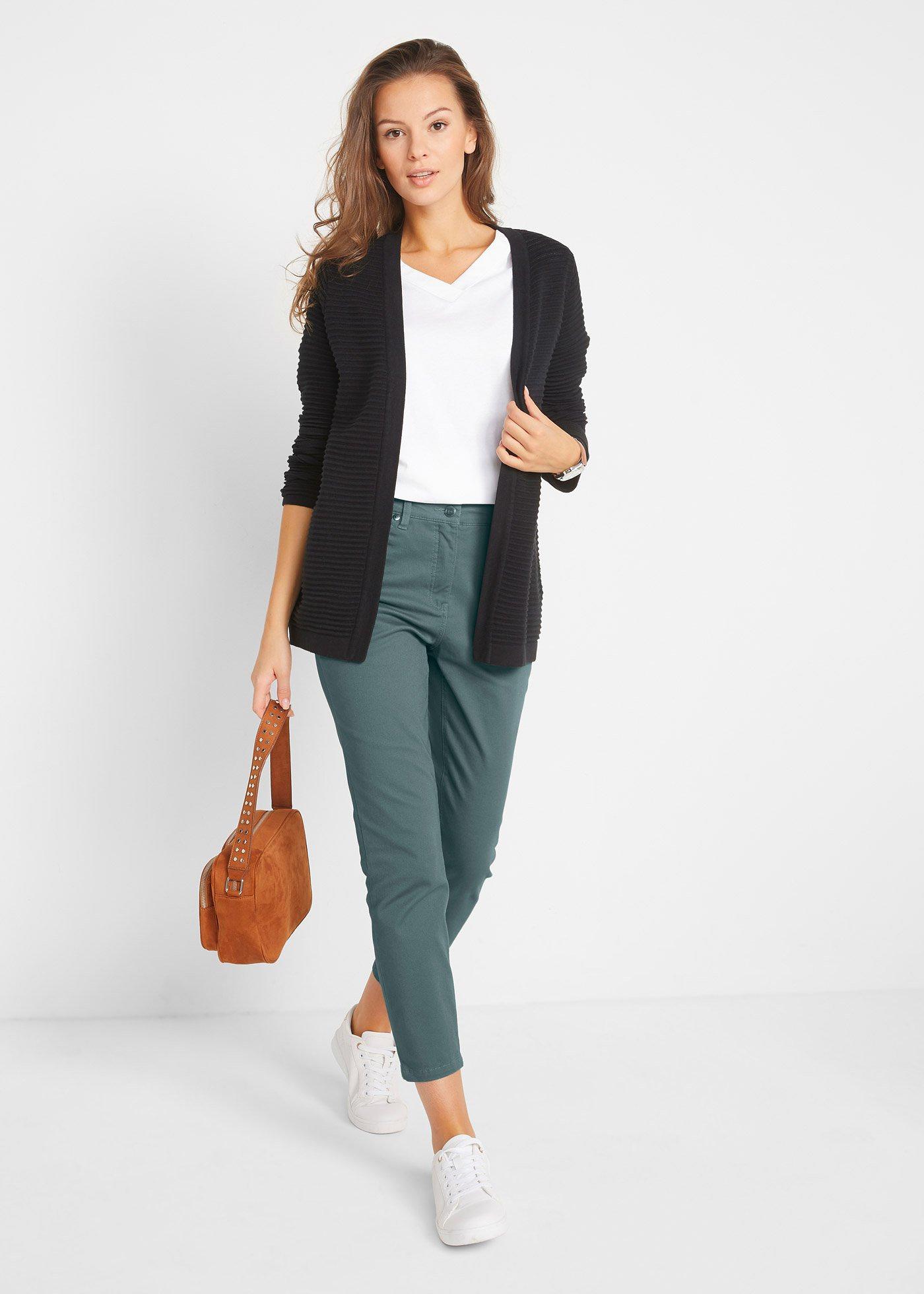 Spodnie 7/8, high waist - Bonprix