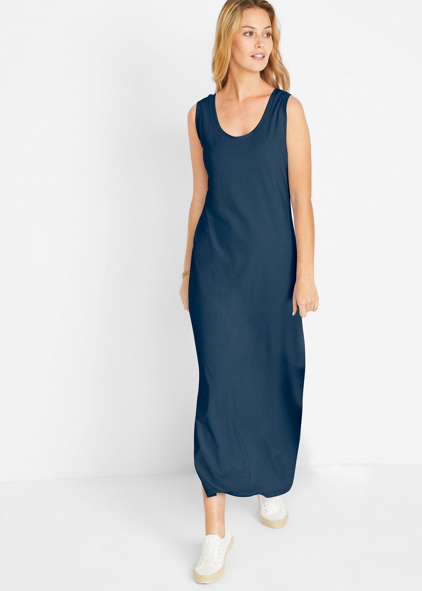 Podkreślająca figurę sukienka z dżerseju - Bonprix