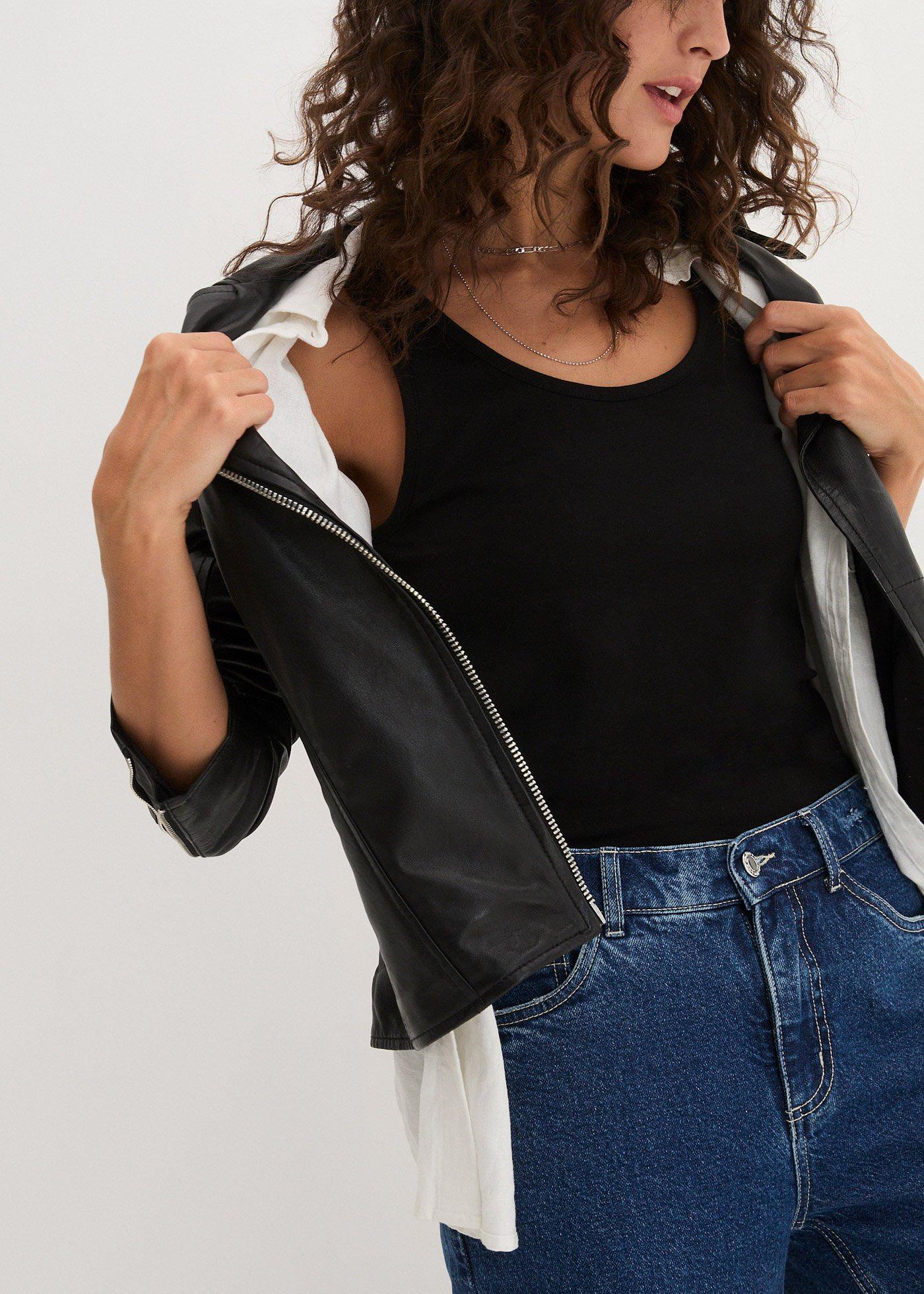 Tank top ze stretchem (2 szt. w opak.) - Bonprix