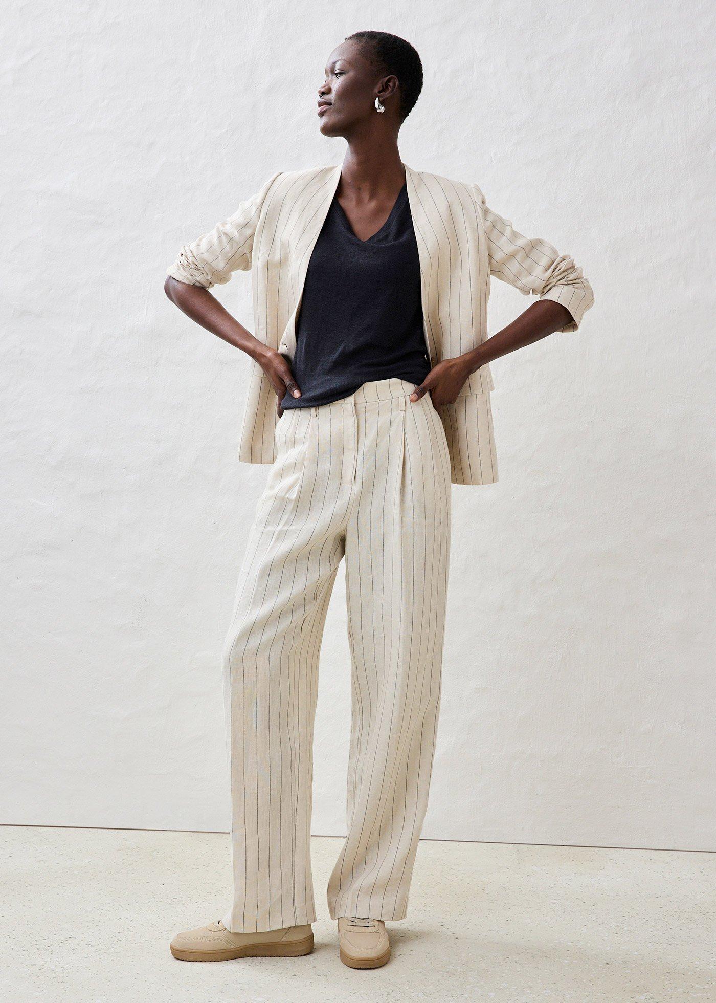 T-shirt z czystego lnu - Bonprix