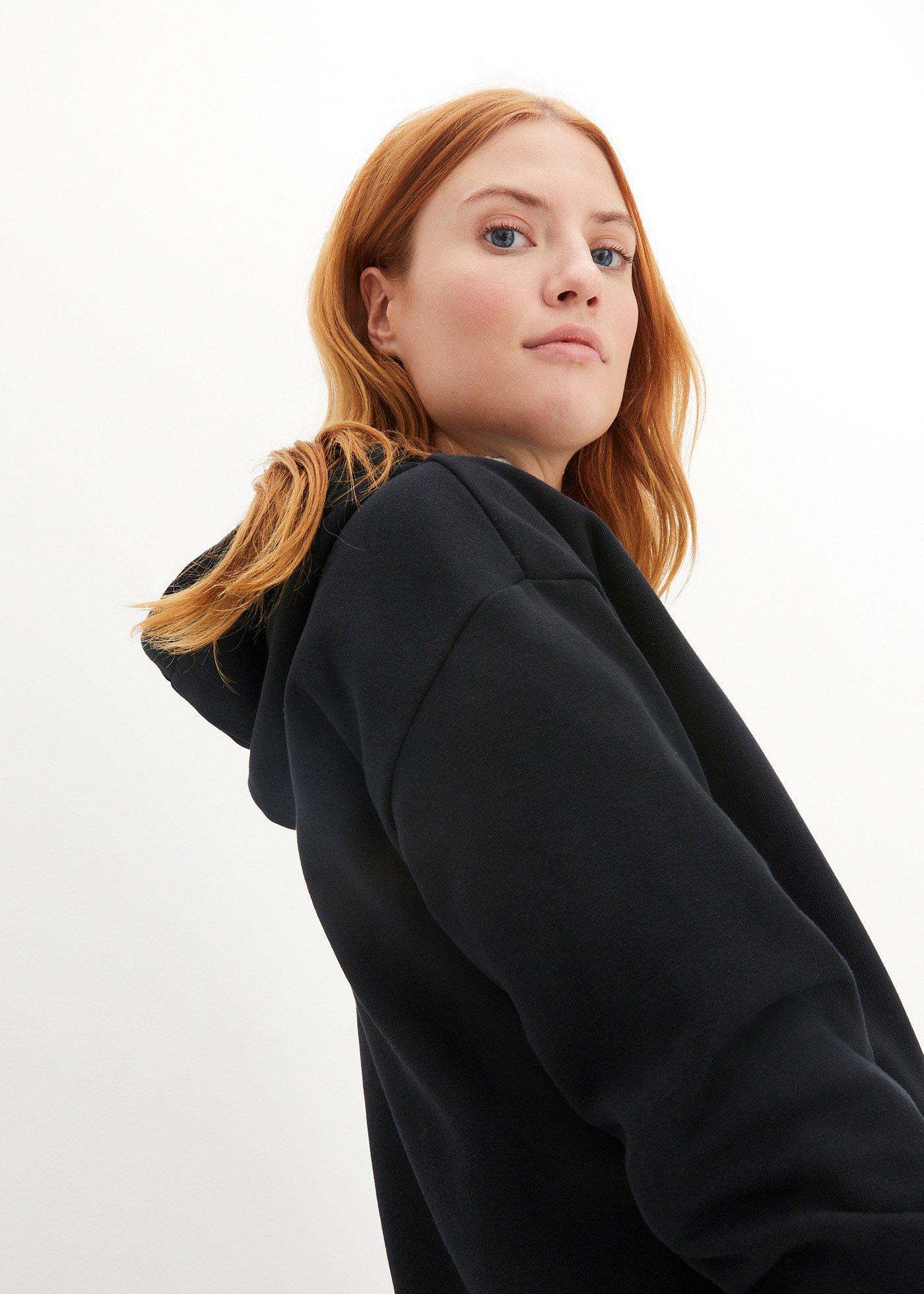 Bluza z kapturem oversize - Bonprix