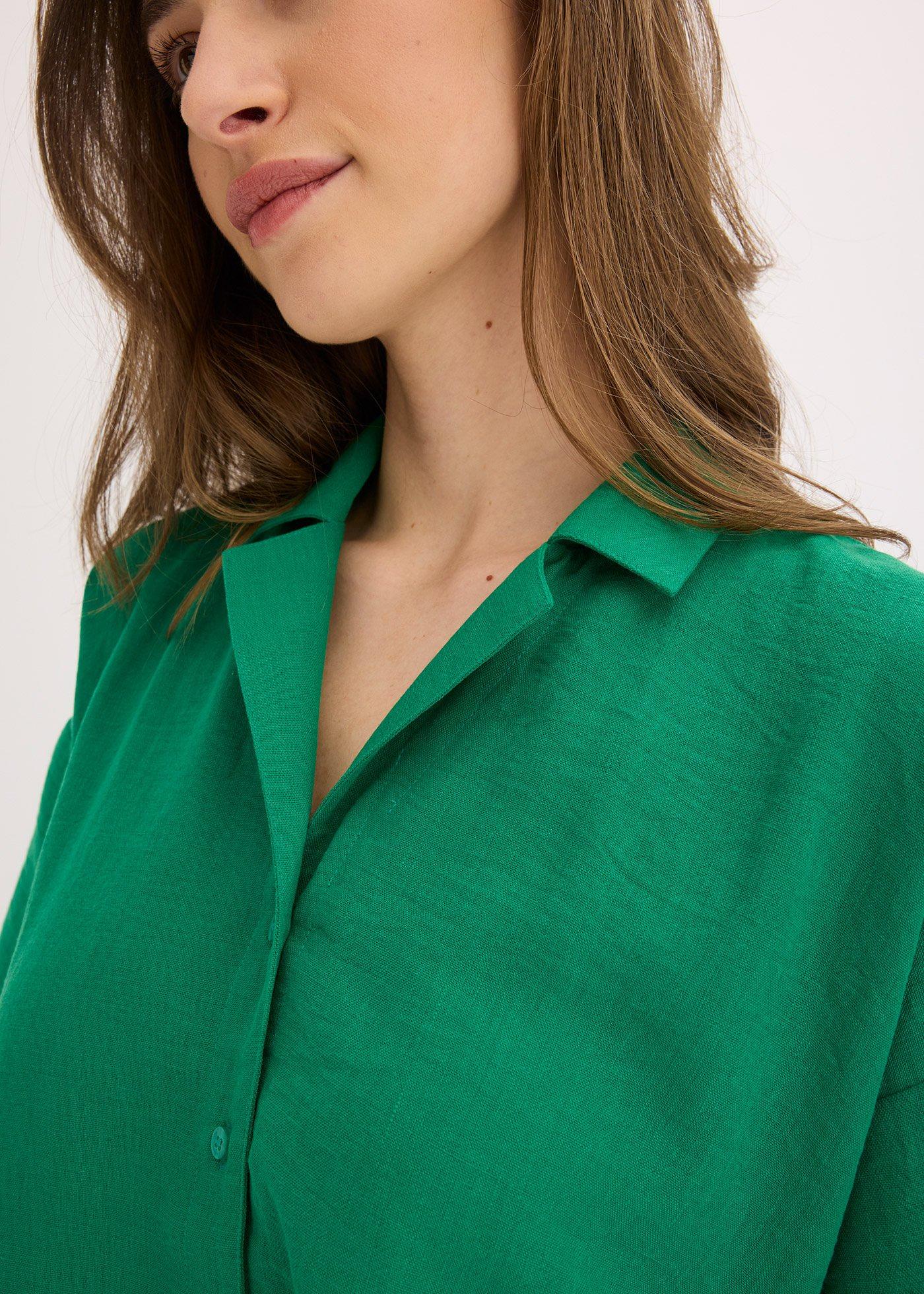 Bluzka koszulowa oversize - Bonprix