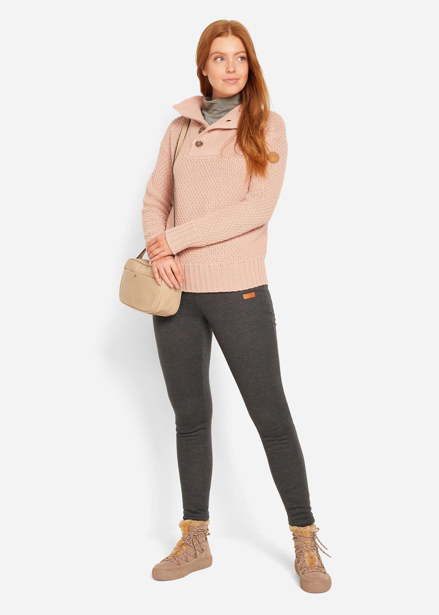 Legginsy na podszewce z polaru baranka - Bonprix