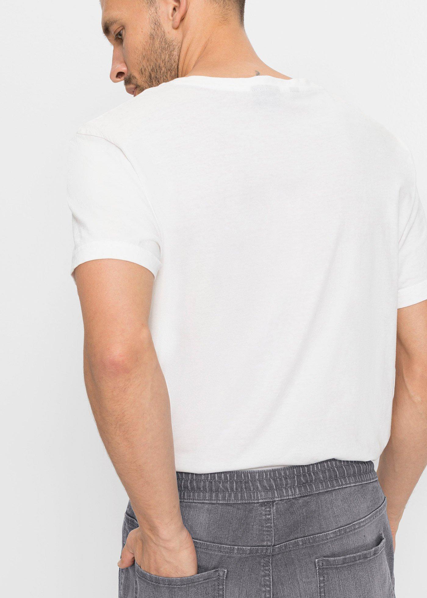 Lekkie jeansy  z gumką w talii, regular fit, straight - Bonprix