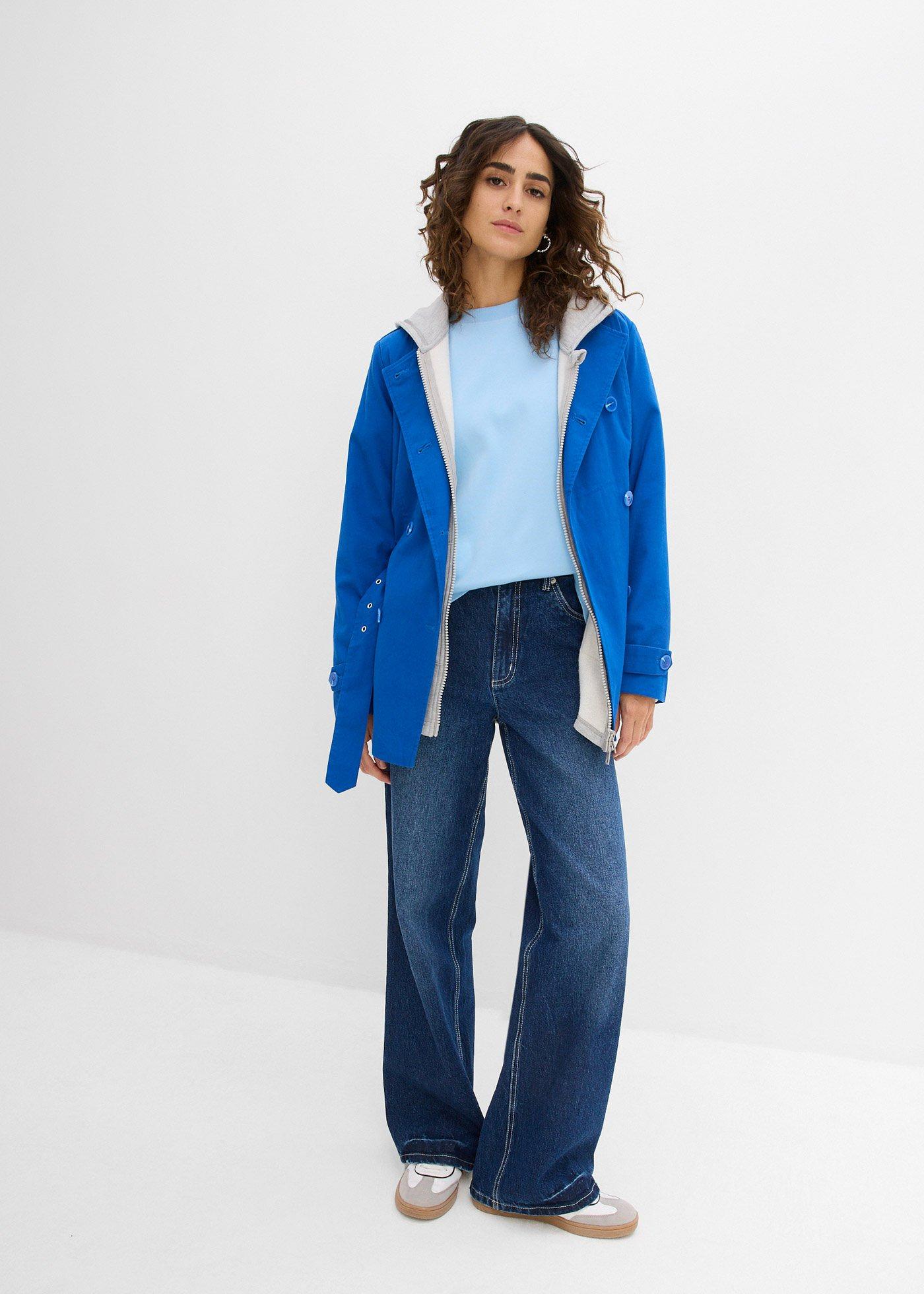 T-shirt oversize z ciężkiej bawełny organicznej - Bonprix