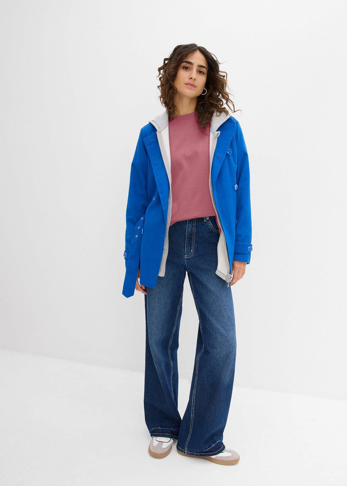 T-shirt oversize z ciężkiej bawełny organicznej - Bonprix