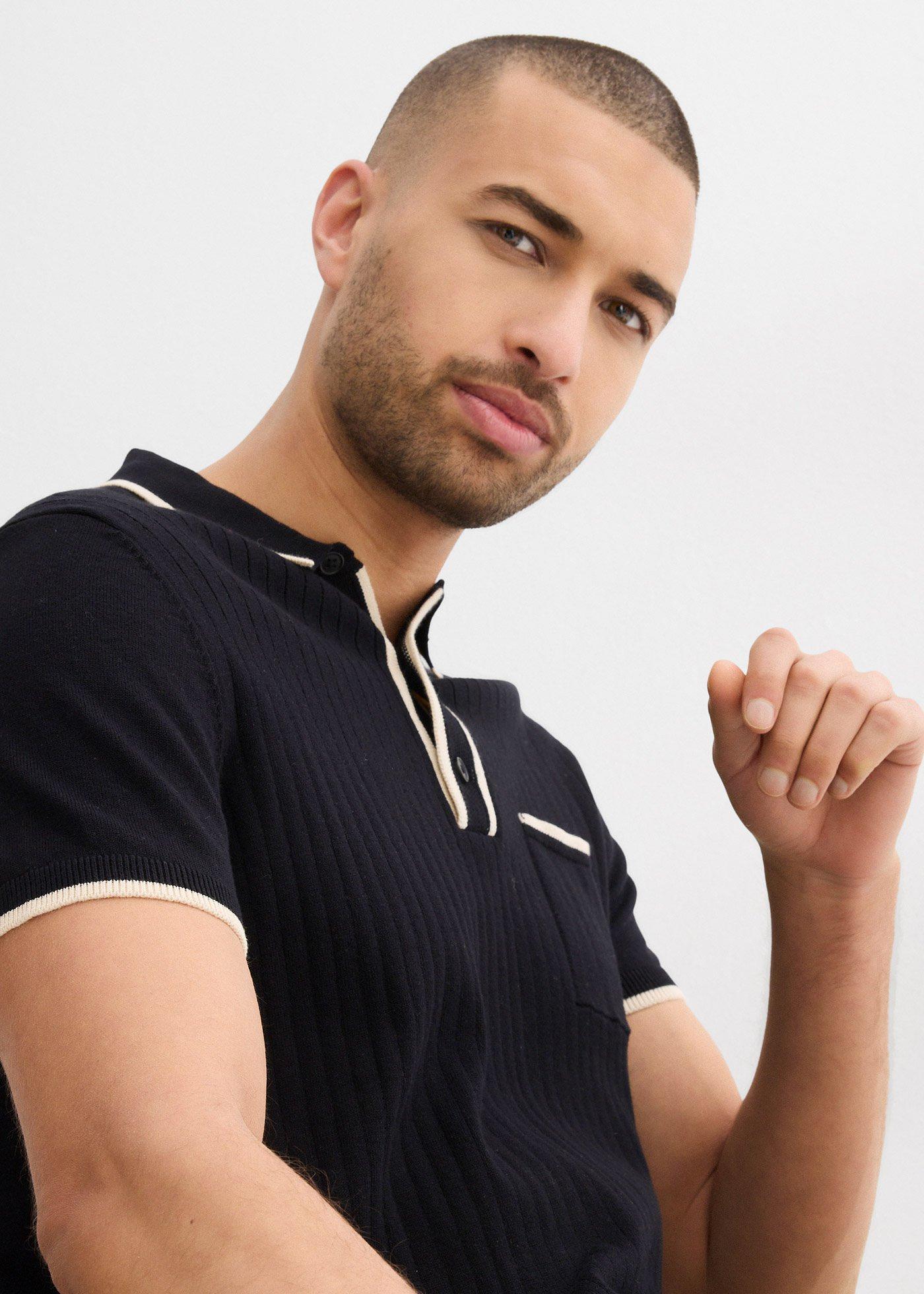 Koszulka polo z dzianiny, regular fit - Bonprix