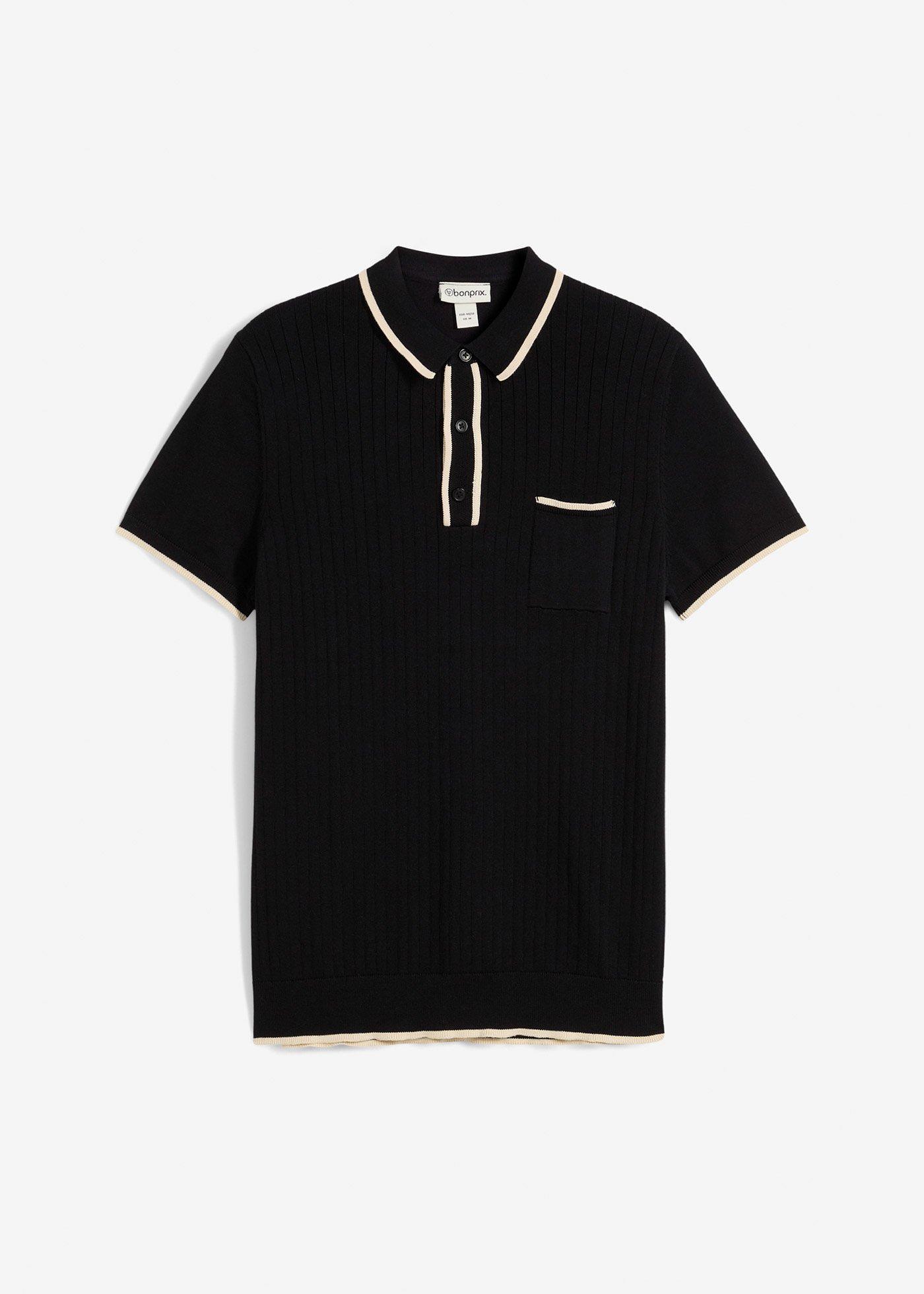 Polo à détails contrastants