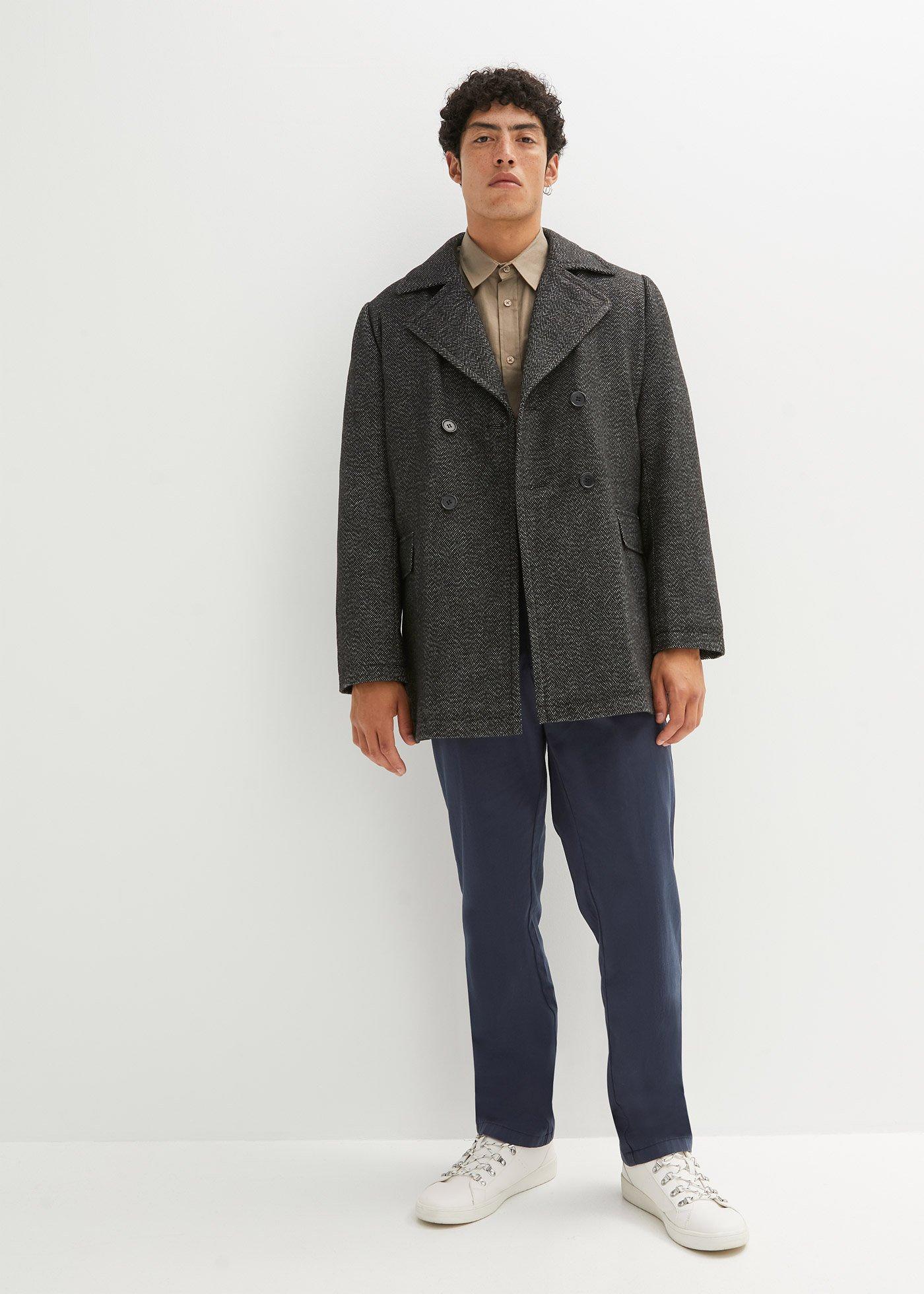 Koszula z krótkim rękawem z przewiewnej mieszanki lnu - Bonprix