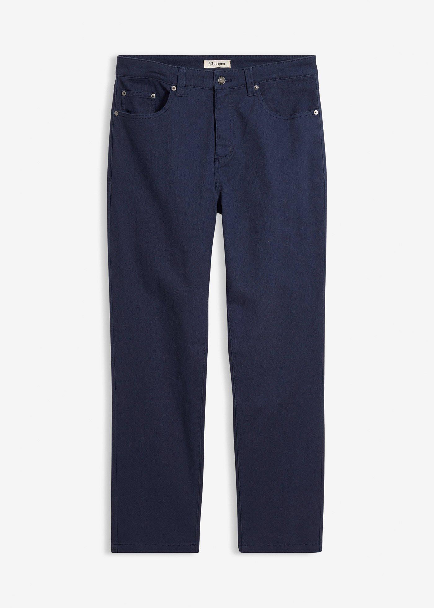 Pantalon droit et extensible, coupe classique