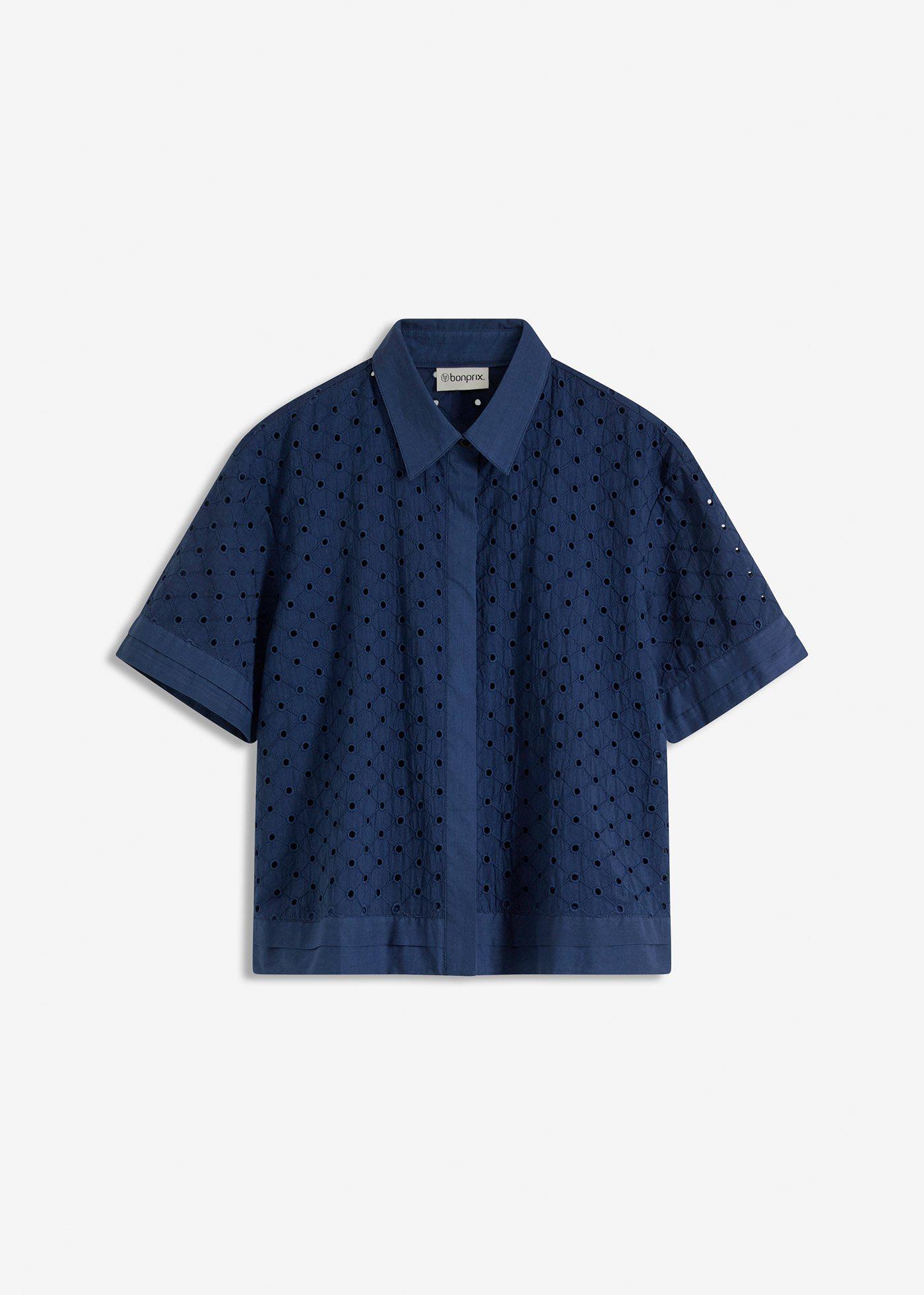 Chemisier à broderies anglaises