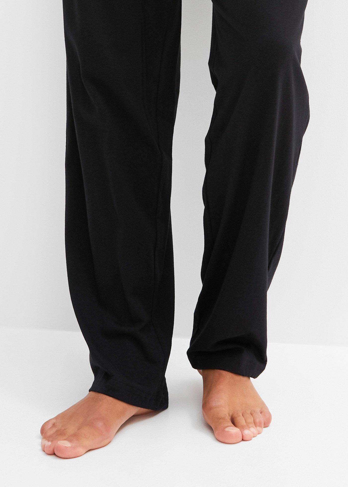 Piżama z czystej bawełny z długim rękawem - Bonprix