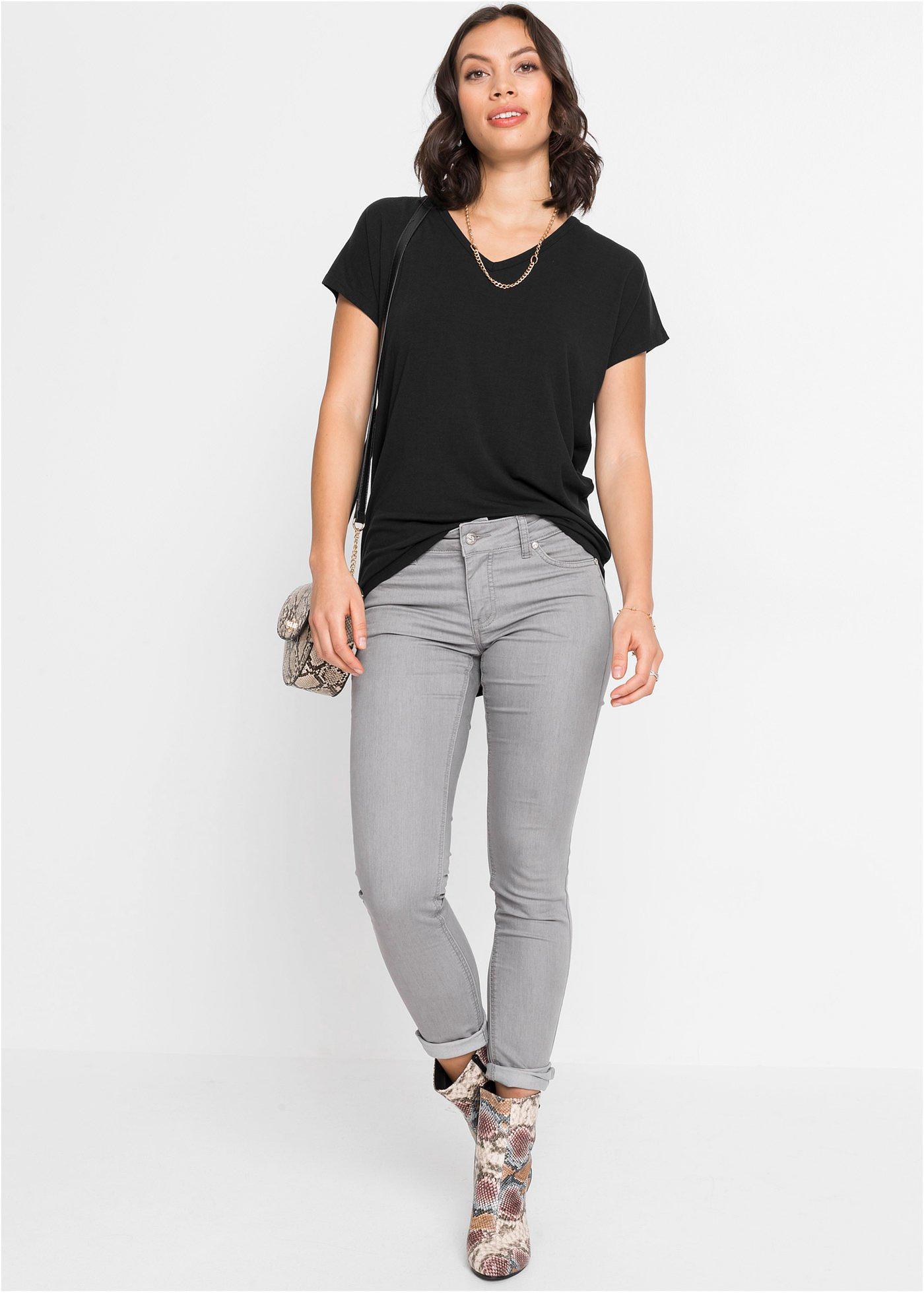 T-shirt z wiskozy pochodzącej ze zrównoważonych źródeł - Bonprix