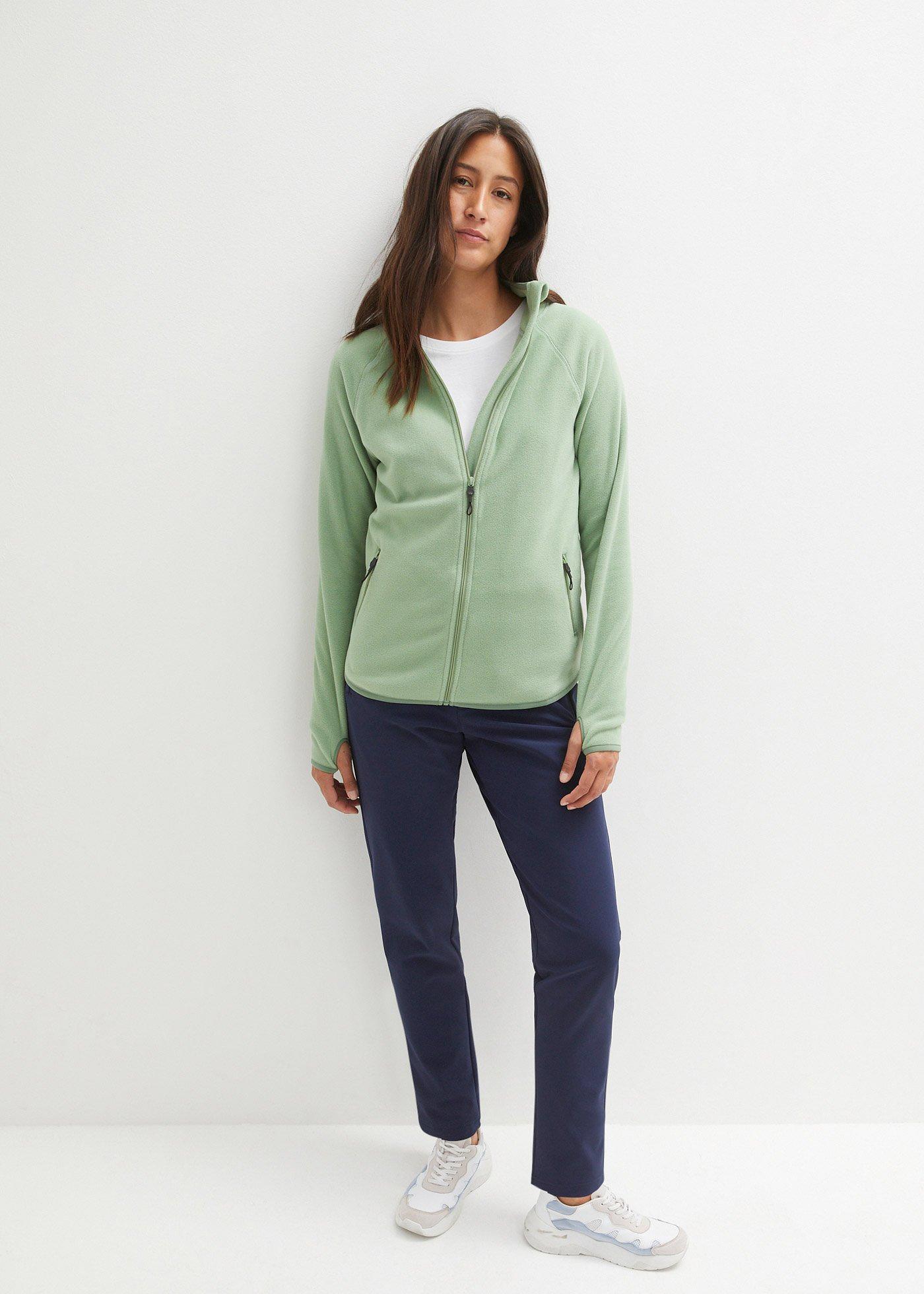 Bluza rozpinana z polaru, z kieszeniami z zamkiem - Bonprix