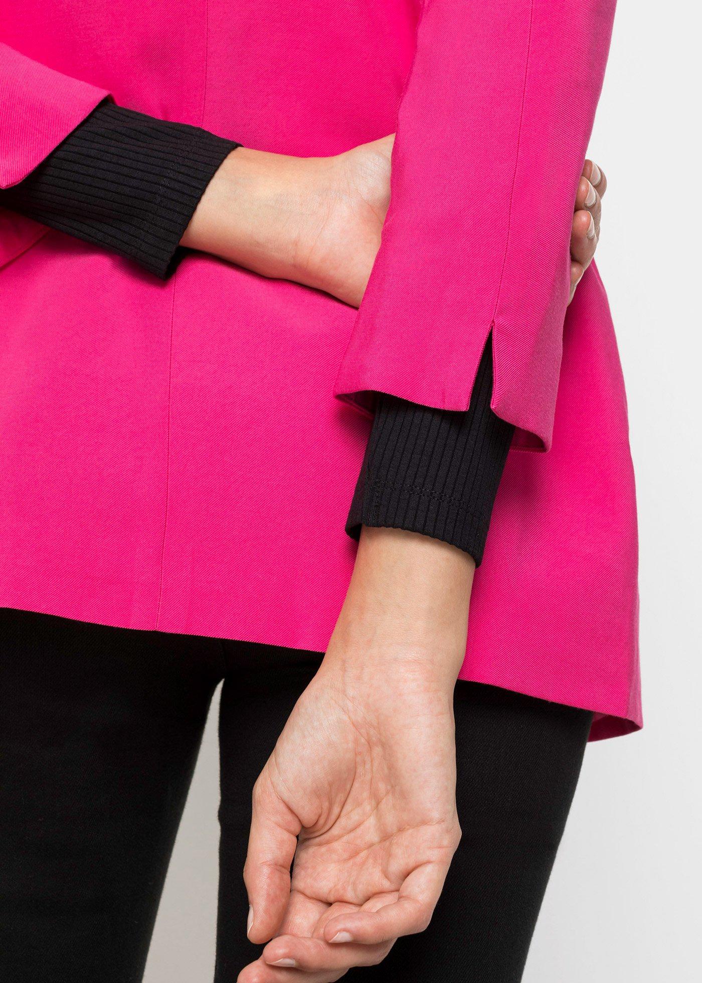 Długi żakiet z mieszanki wiskozy - Bonprix