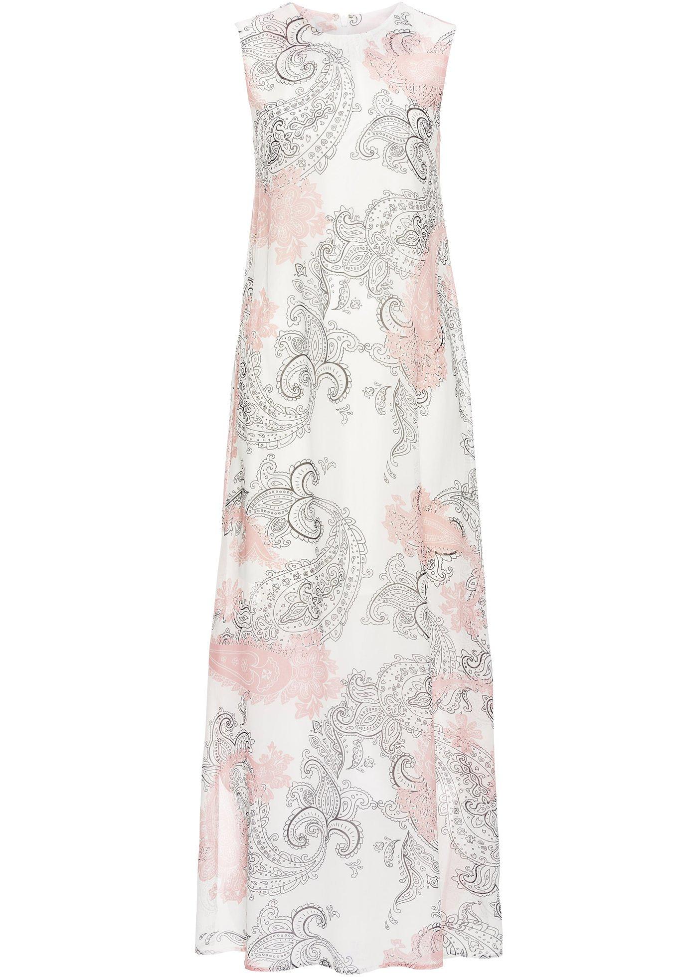 Robe longue en mousseline
