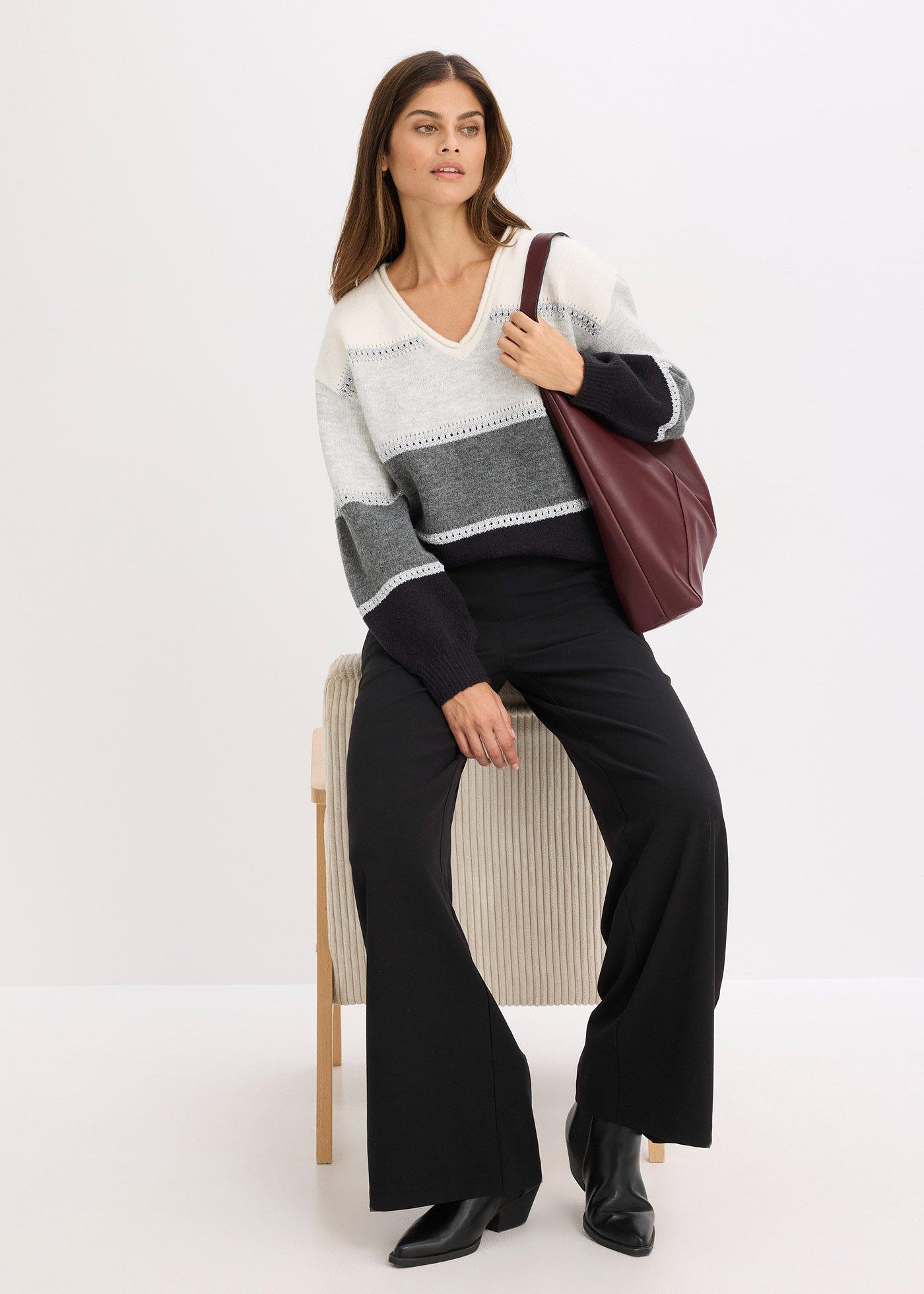 Sweter z dzianiny - Bonprix