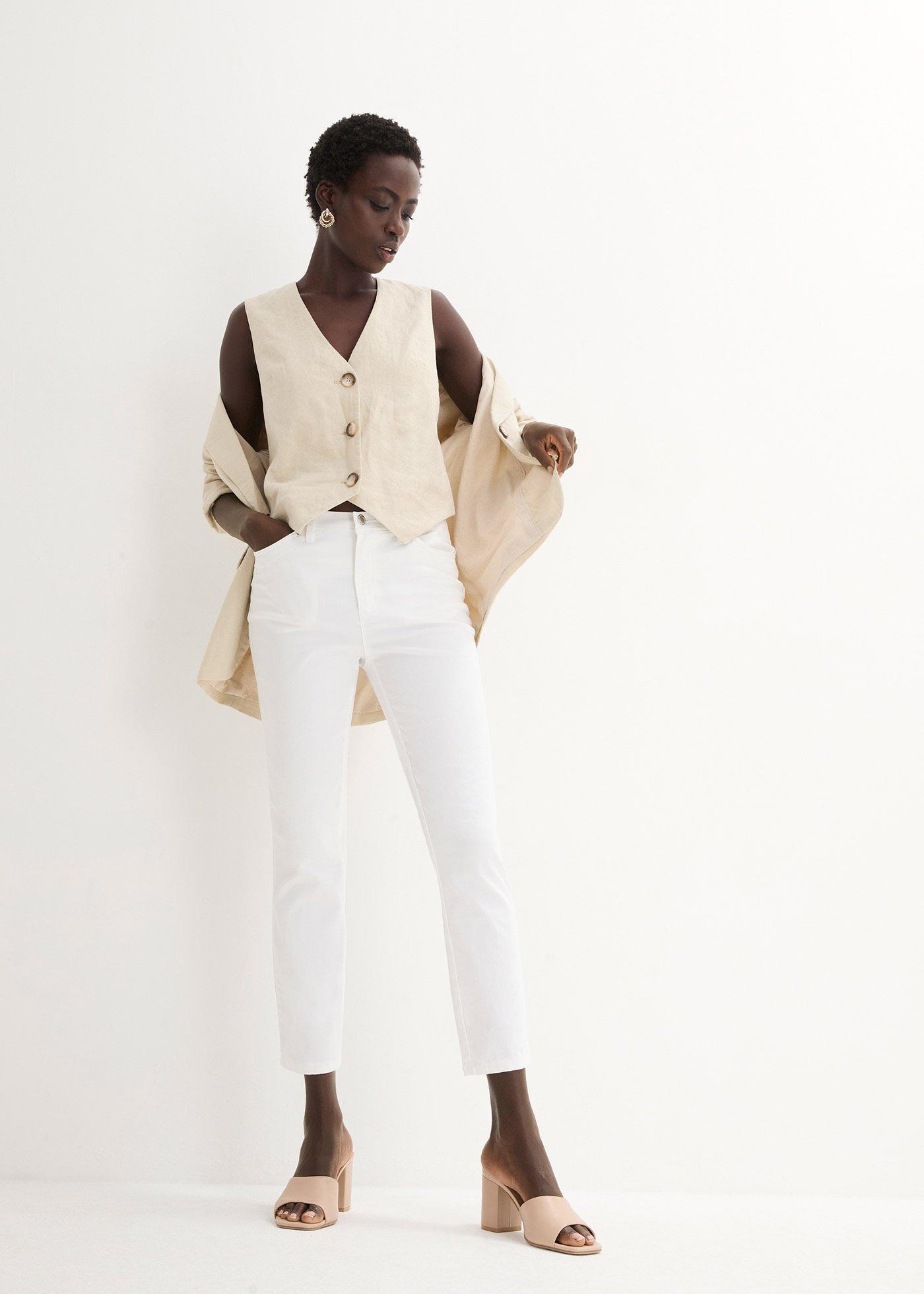 Kamizelka z czystego lnu - Bonprix