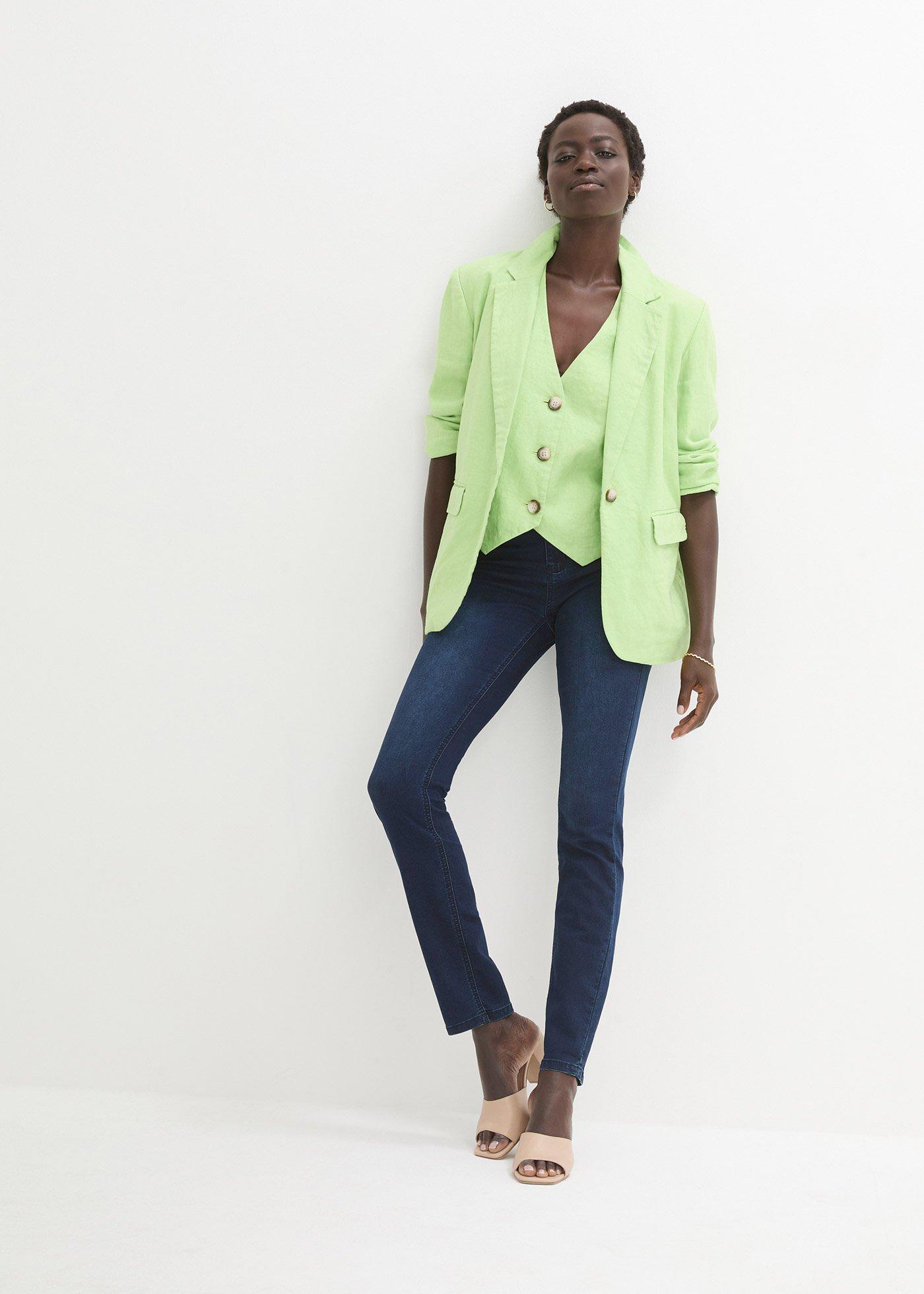 Dżinsy Skinny, mid waist, ze stretchem - Bonprix