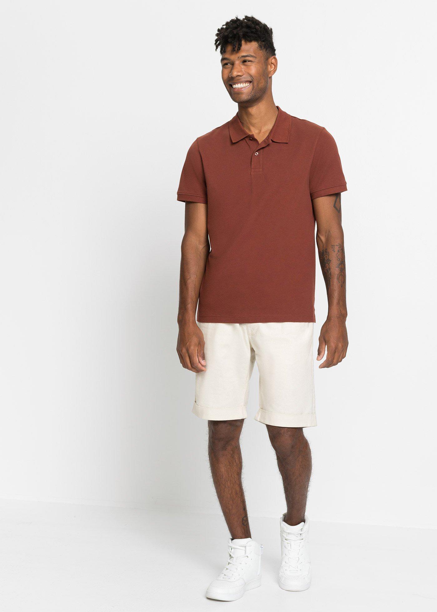 Koszulka polo z czystej bawełny organicznej piqué - Bonprix