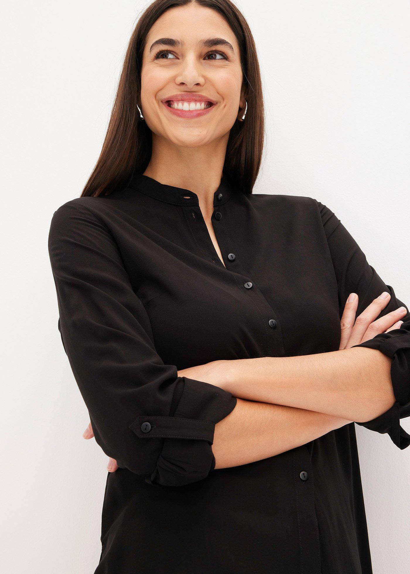 Długa  bluzka z wiskozy - Bonprix