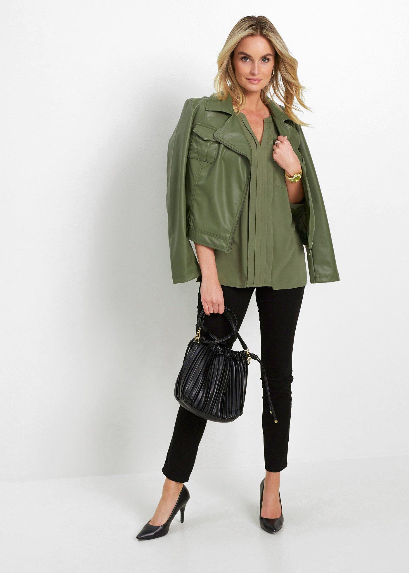 Bluzka tunikowa z lejącej wiskozy - Bonprix