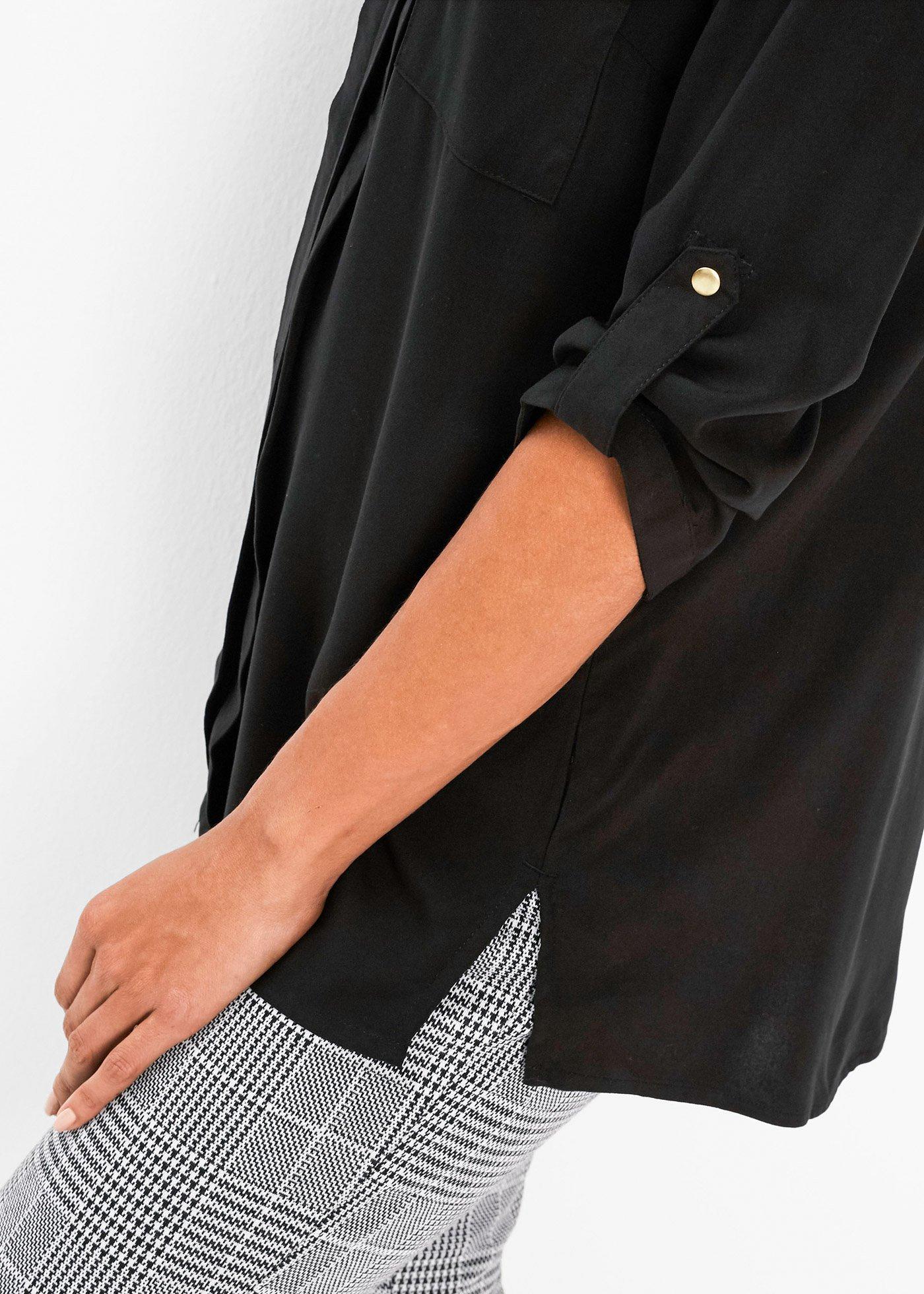 Bluzka tunikowa z lejącej wiskozy - Bonprix