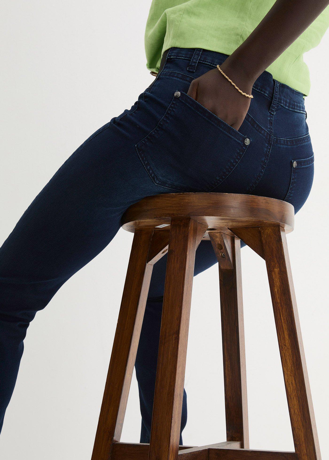 Dżinsy Skinny, mid waist, ze stretchem - Bonprix