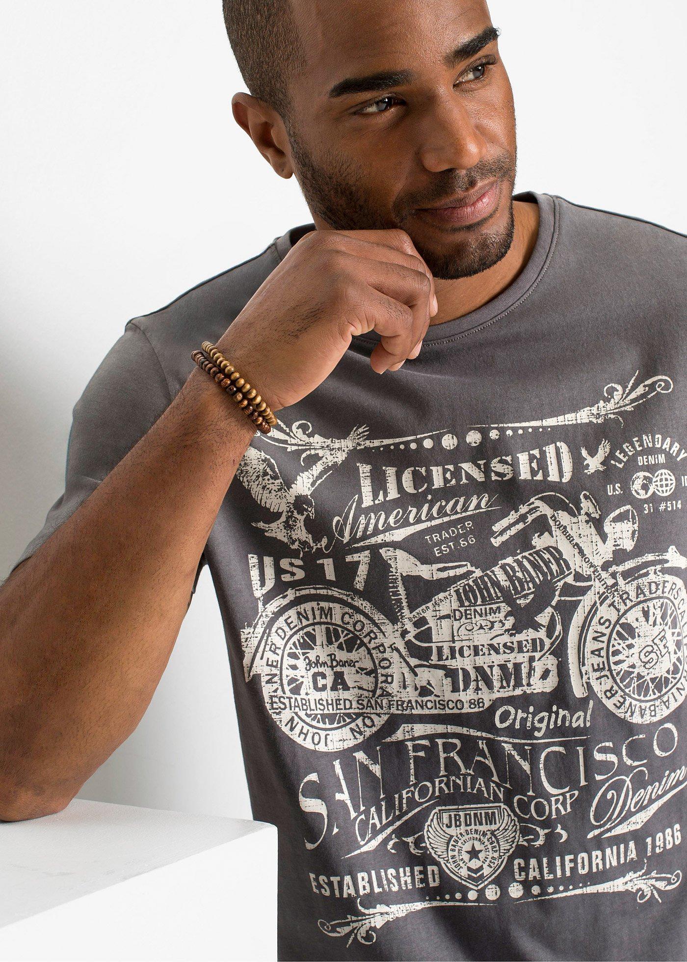 T-shirt z czystej bawełny - Bonprix