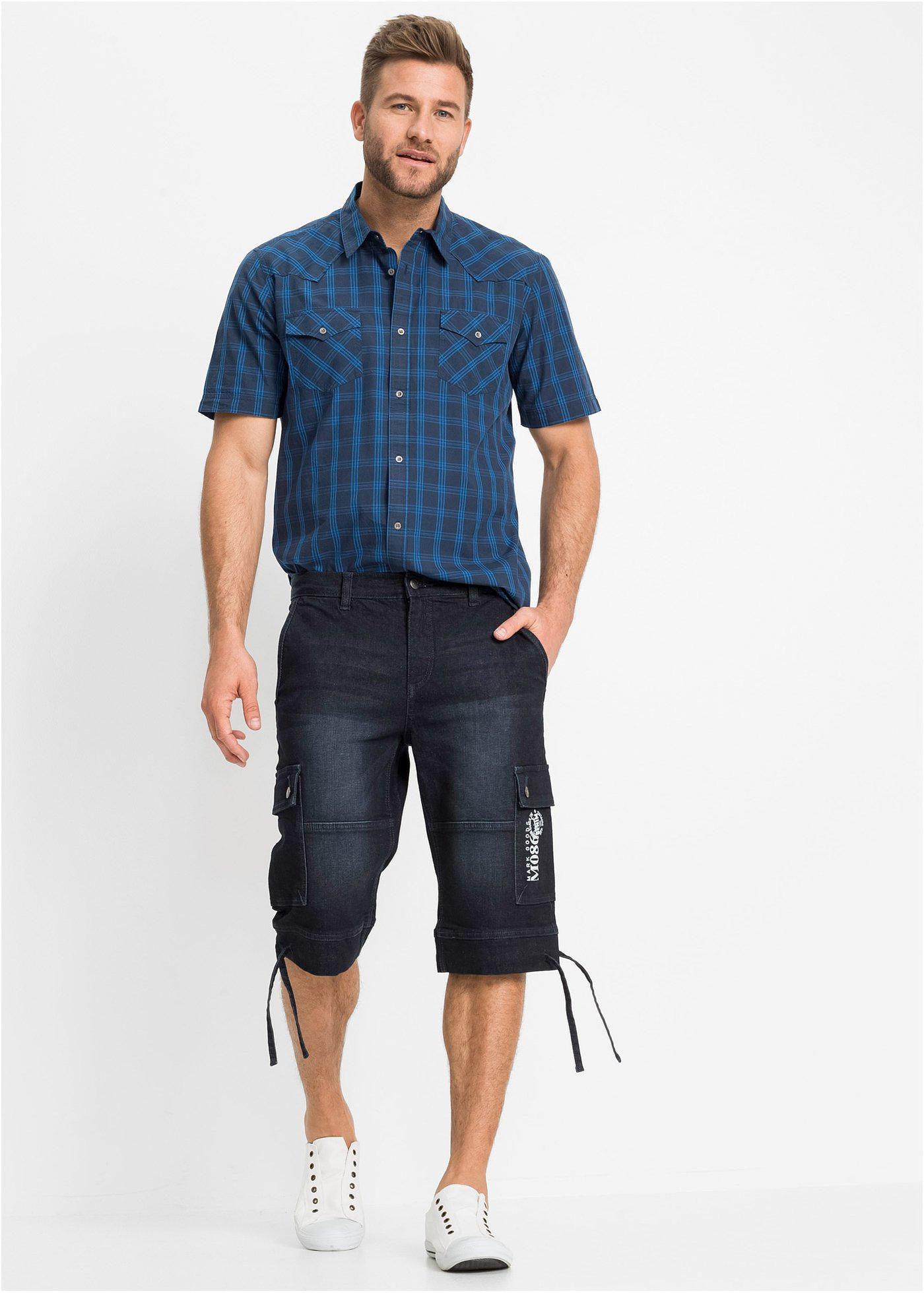 Koszula z krótkim rękawem, z czystej bawełny - Bonprix