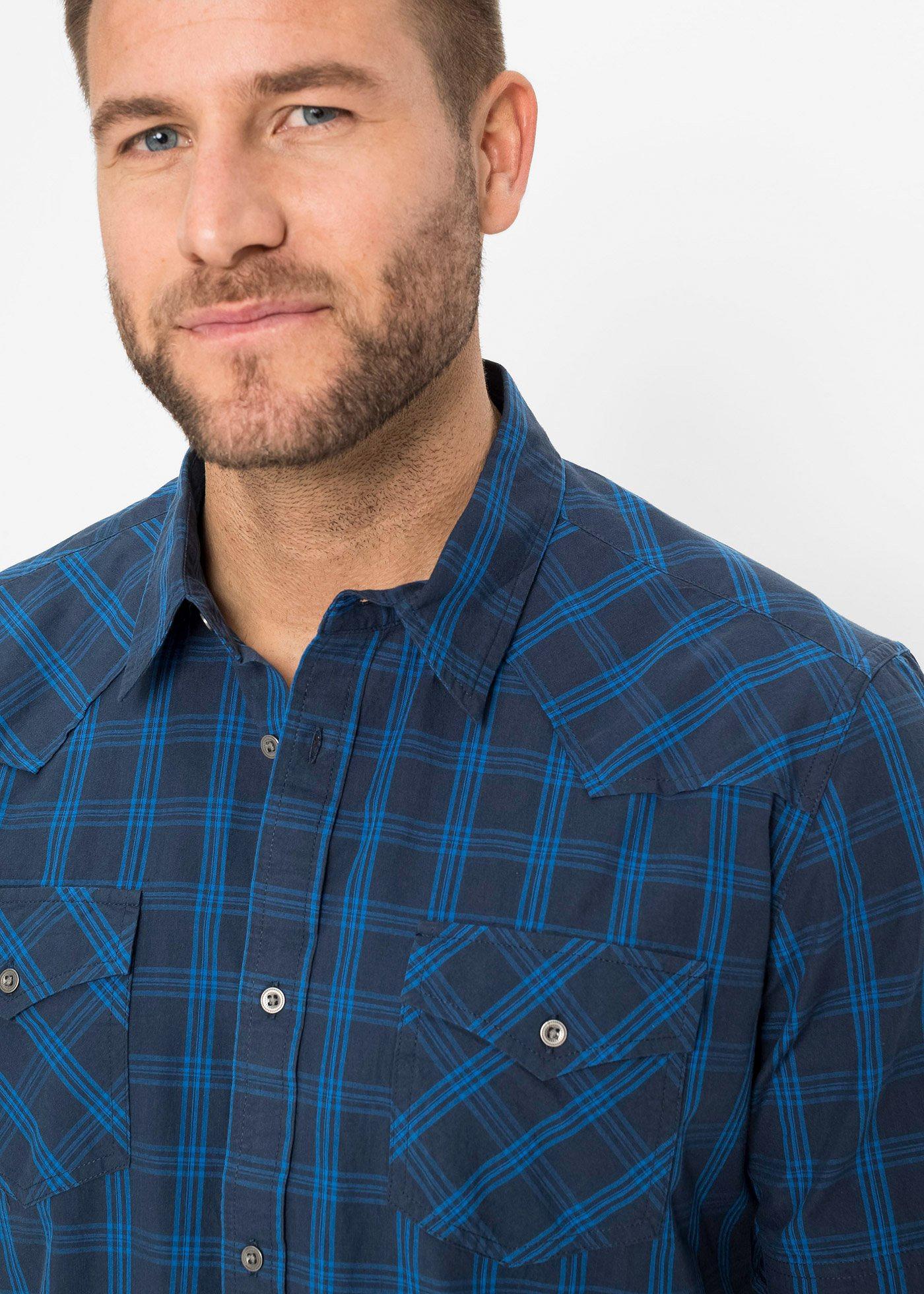 Koszula z krótkim rękawem, z czystej bawełny - Bonprix