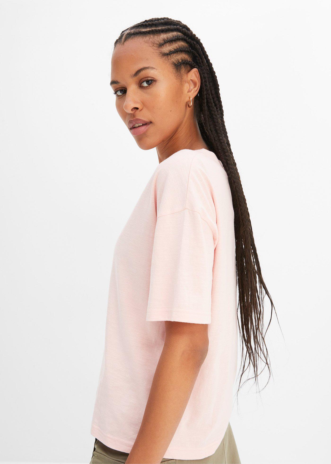 Shirt oversize z czystej bawełny organicznej - Bonprix
