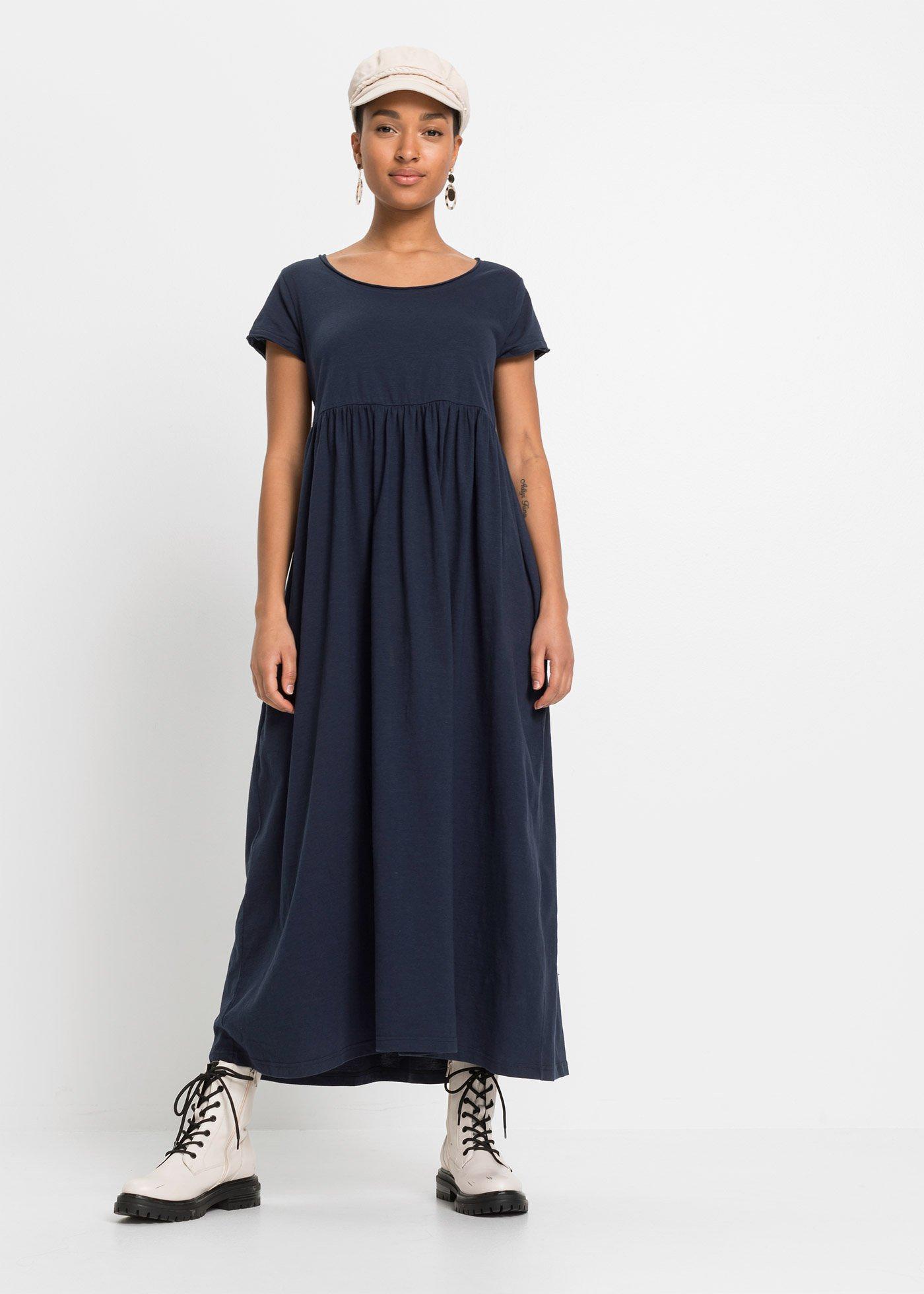 Sukienka T-shirtowa z bawełny organicznej - Bonprix