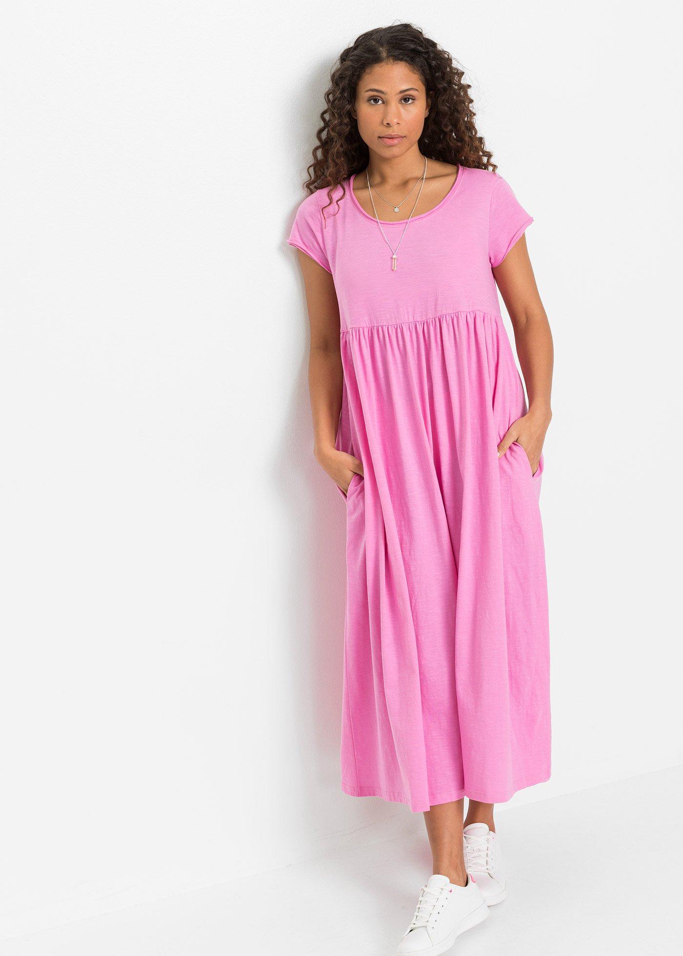 Sukienka T-shirtowa z bawełny organicznej - Bonprix