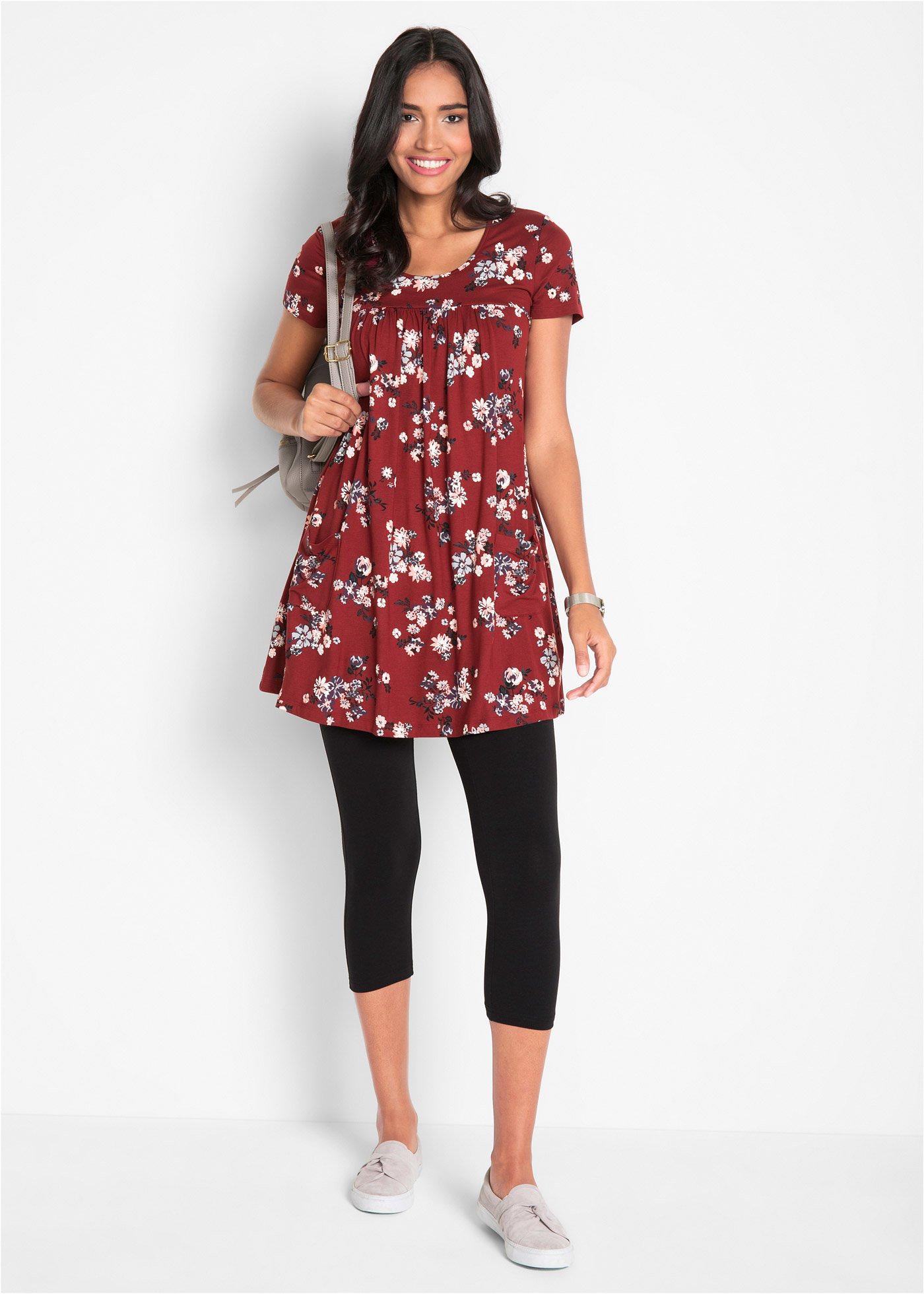 Legginsy rybaczki (2 pary w opak.) - Bonprix