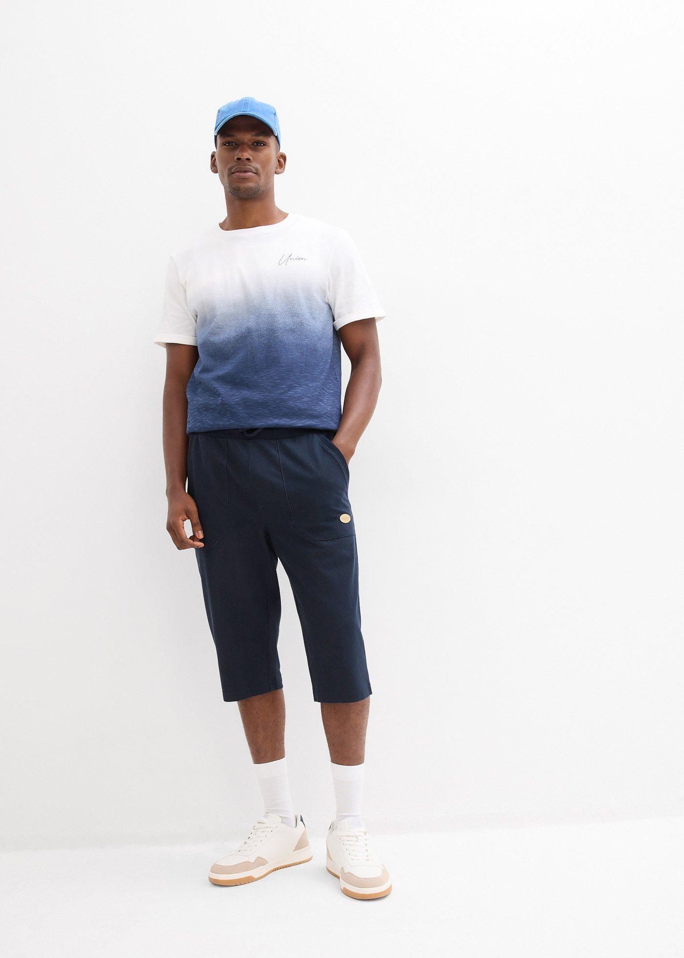 T-shirt z czystej bawełny, slim fit - Bonprix