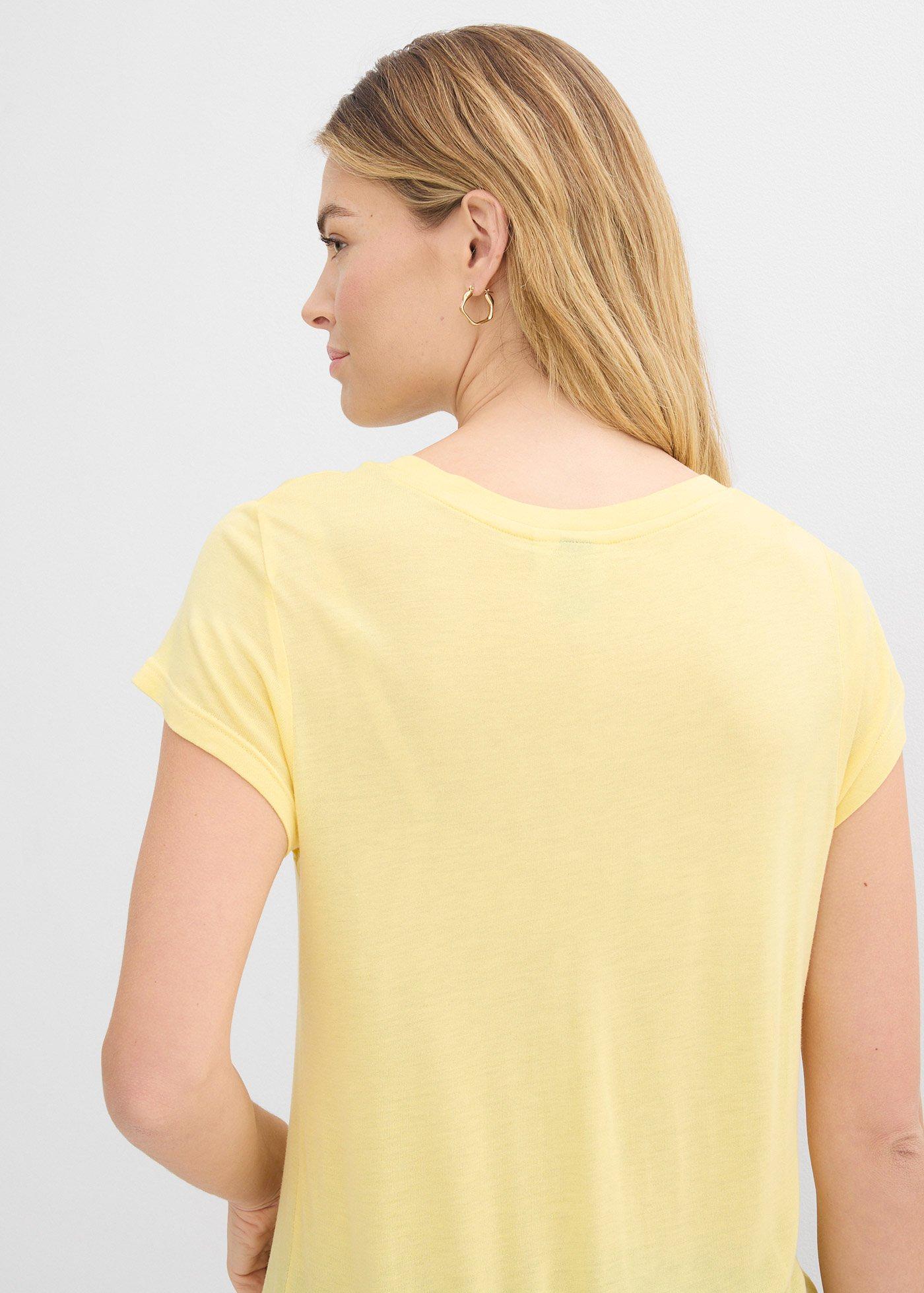 T-shirt z miękkiej wiskozy - Bonprix