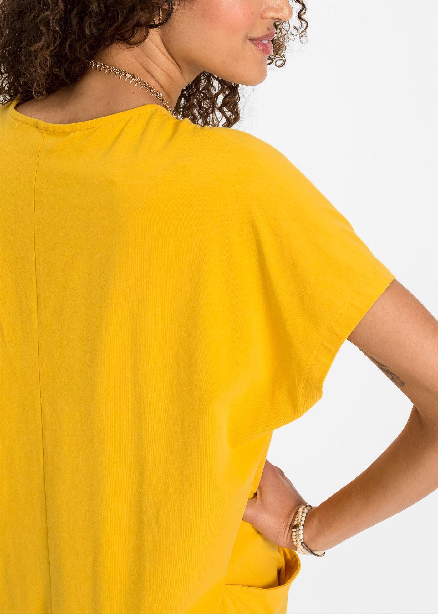 Sukienka z dżerseju z kieszeniami - Bonprix