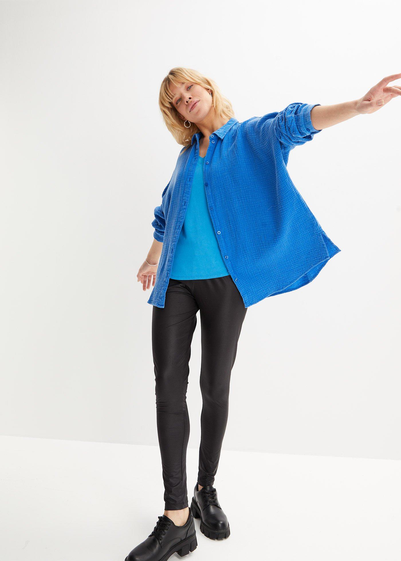 Bluzka z lejącej mieszanki wiskozy - Bonprix