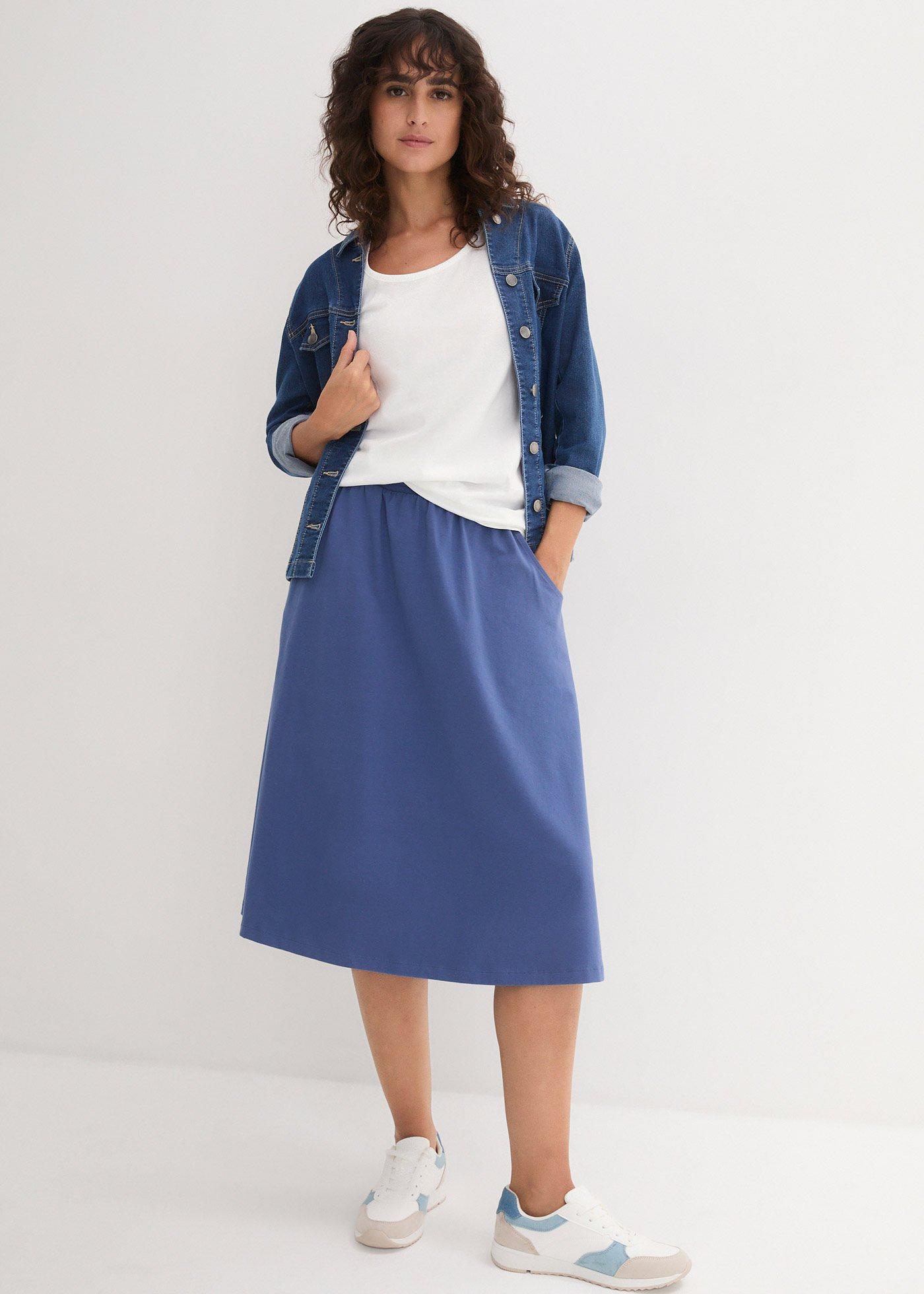 Długi top z czystej bawełny (5 sztuk) - Bonprix