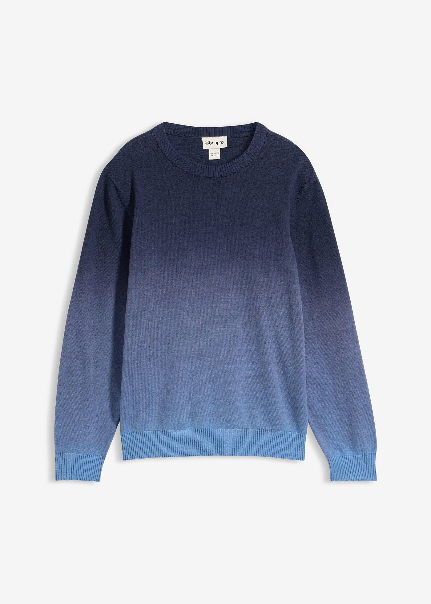 Sweter z cienkiej dzianiny w cieniowanym kolorze - Bonprix
