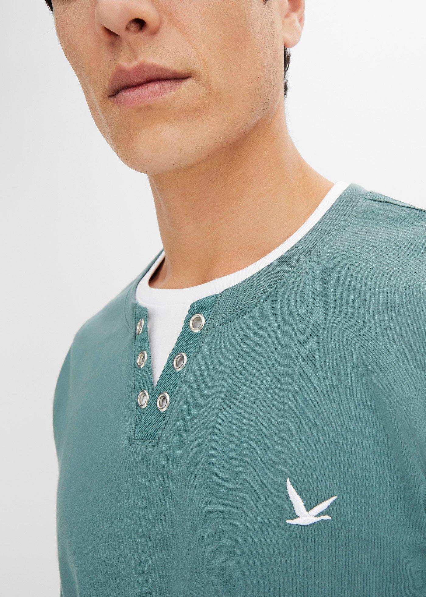 Bluzka z długim rękawem 2 w 1 (2 szt.) - Bonprix