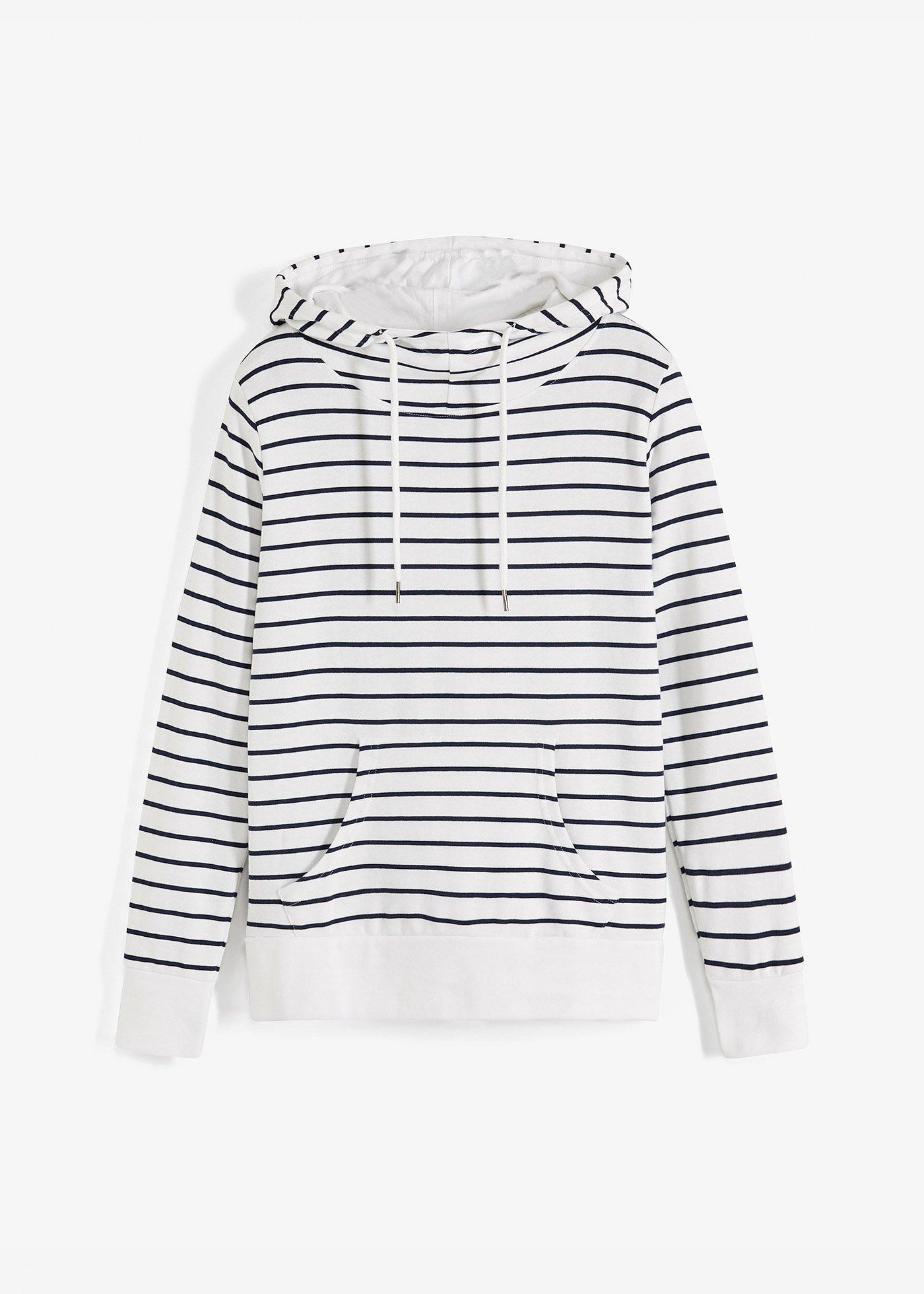 Sweat à capuche en coton mélangé