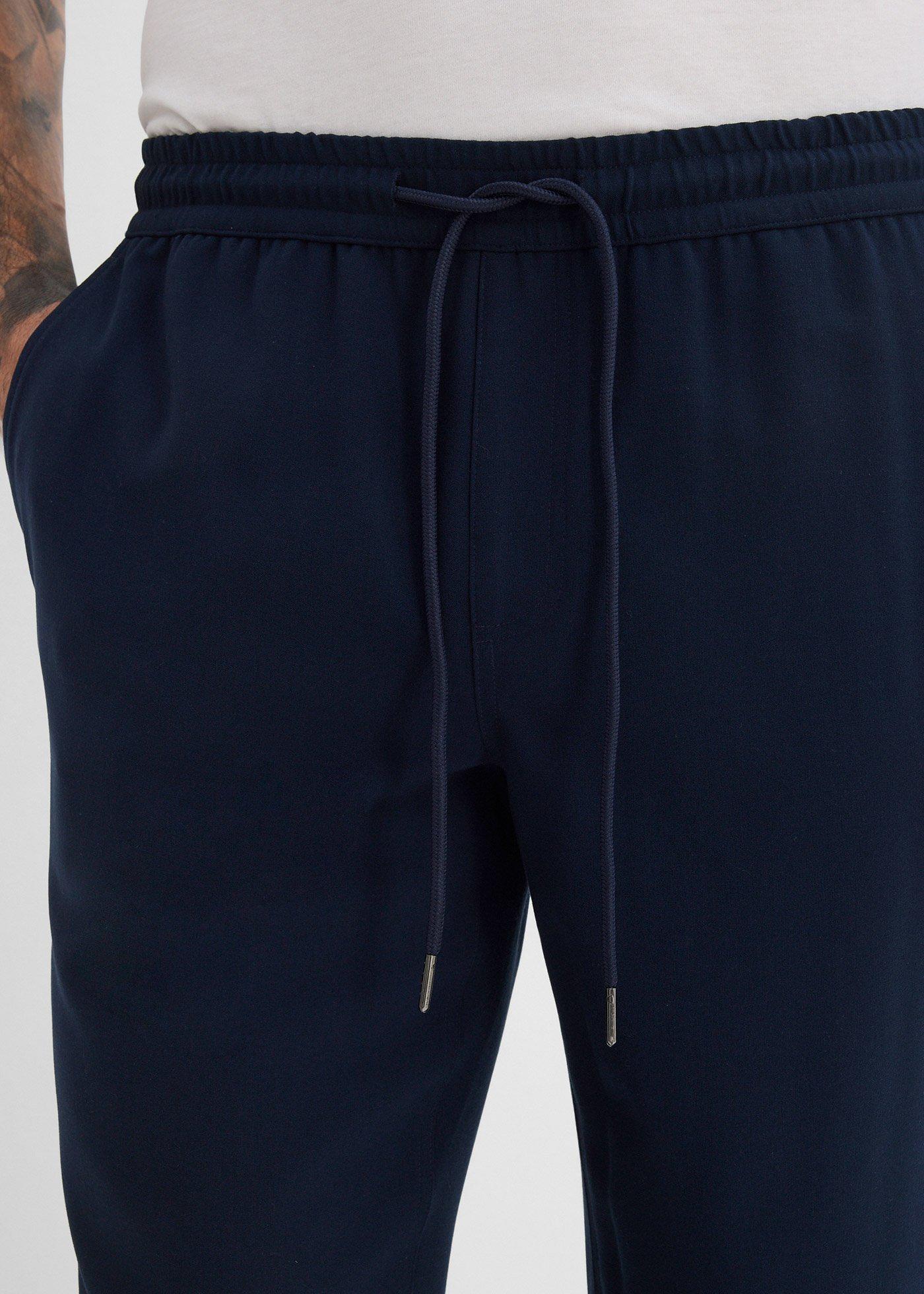 Spodnie z gumką w talii, ze stretchem, krój relaxed fit, straight - Bonprix