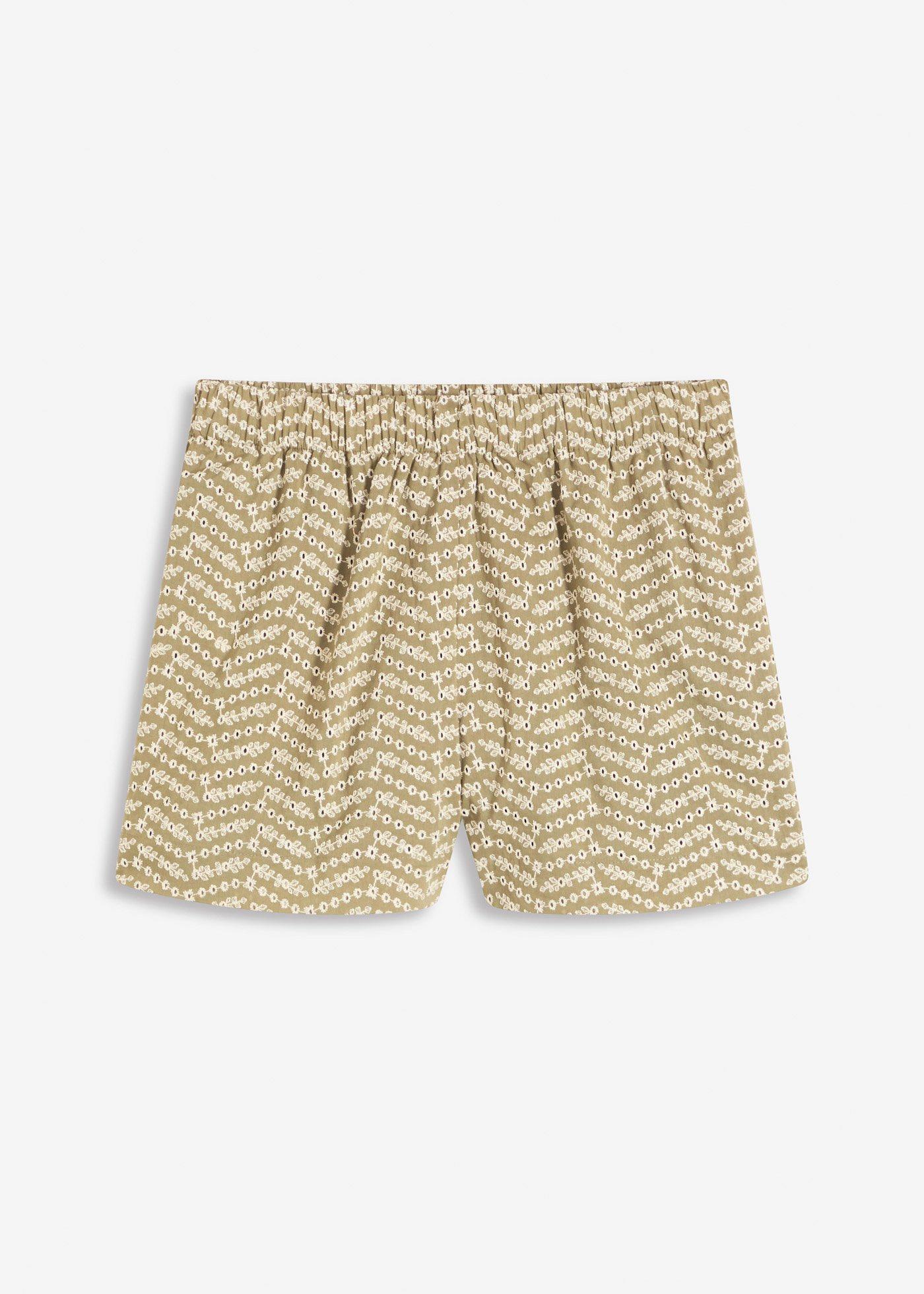 Short avec broderies anglaises