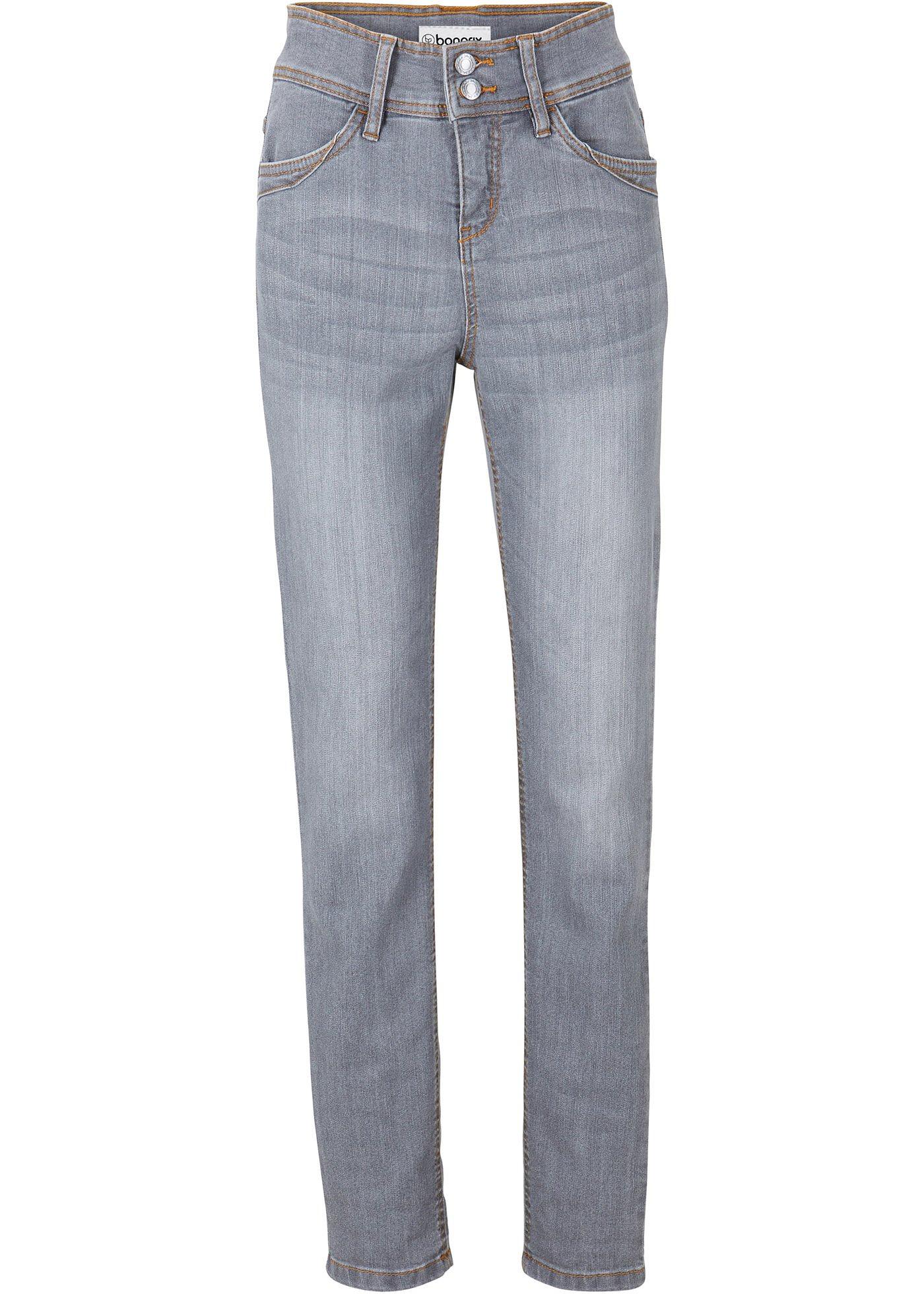 Jean slim taille haute, extensible et confortable