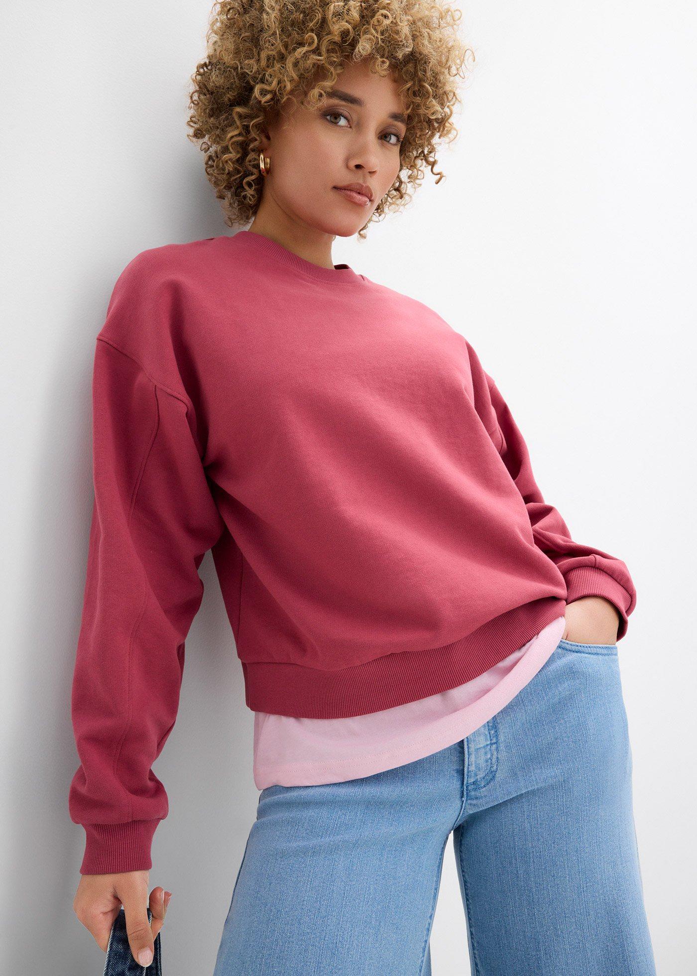 Bluza oversize z czystej bawełny organicznej - Bonprix