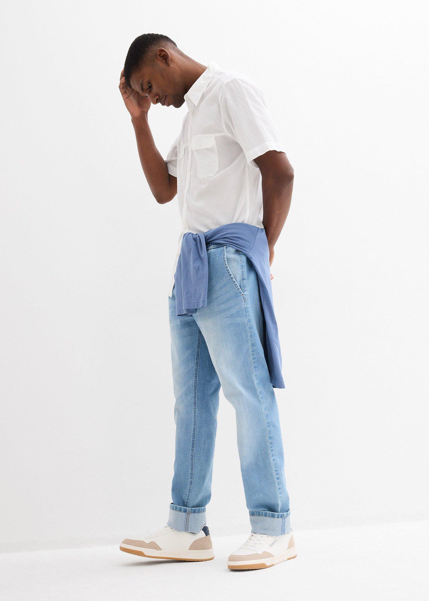 Koszulka z krótkim rękawem, z czystej bawełny - Bonprix