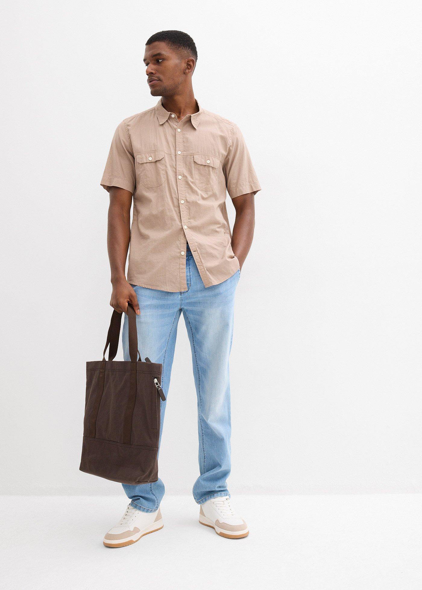 Koszulka z krótkim rękawem, z czystej bawełny - Bonprix