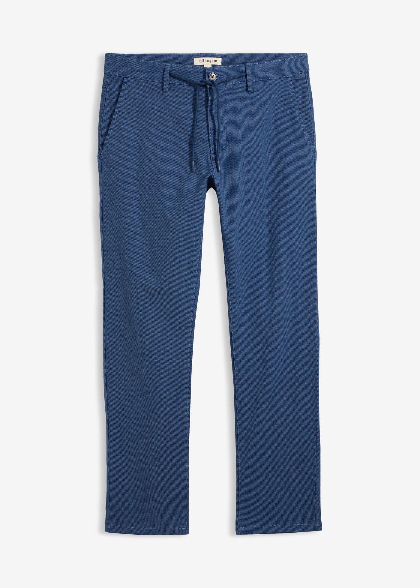Pantalon chino regular à taille ajustable, droit